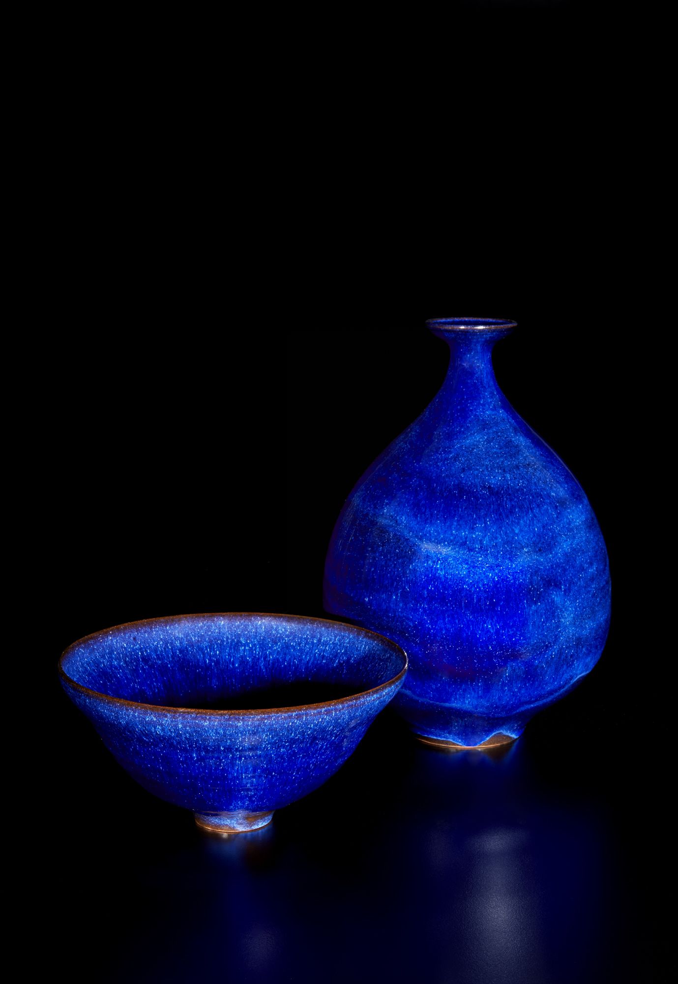 <b>GERTRUD AND OTTO NATZLER</b> <i>Bowl and bottle</i>, 1959-1963