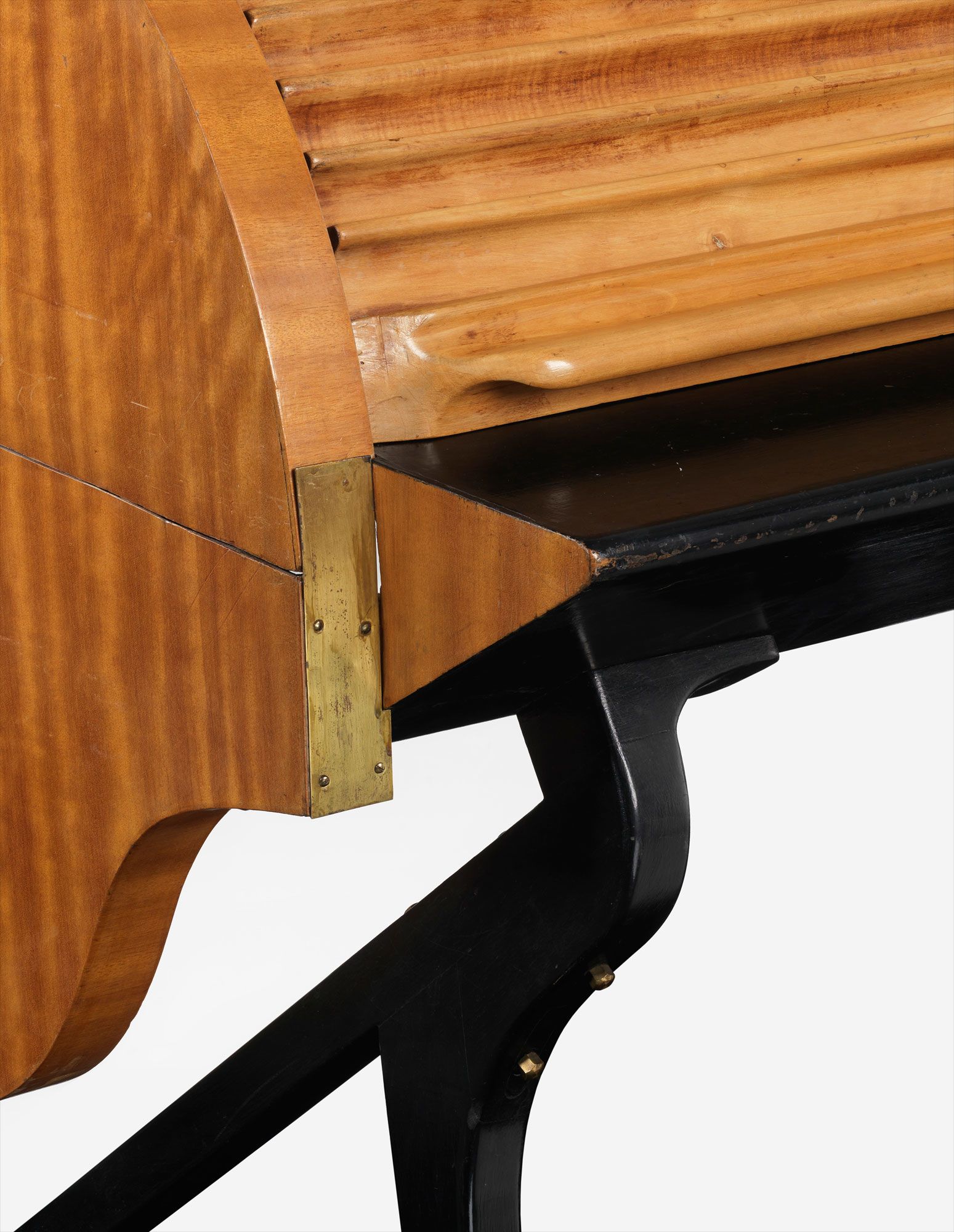 <b>CARLO MOLLINO</b> <i>Unique rolltop desk, for a private commission, Turin (detail),</i> 1949