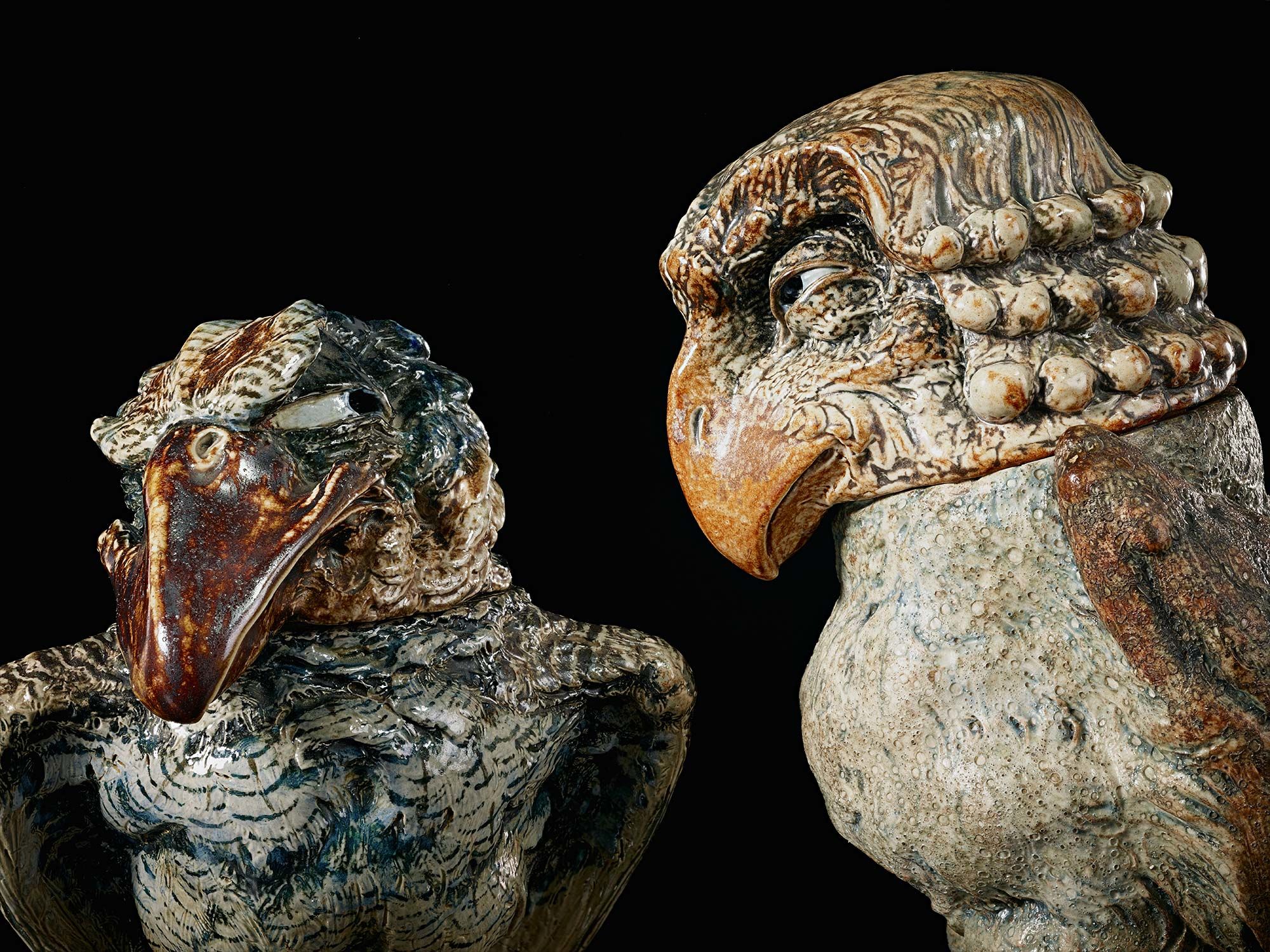 <b>R. W. MARTIN & BROTHERS</b> <i>Supercilious bird with open wings, 1891; Hawkish 'Barrister' bird</i>, December 1900