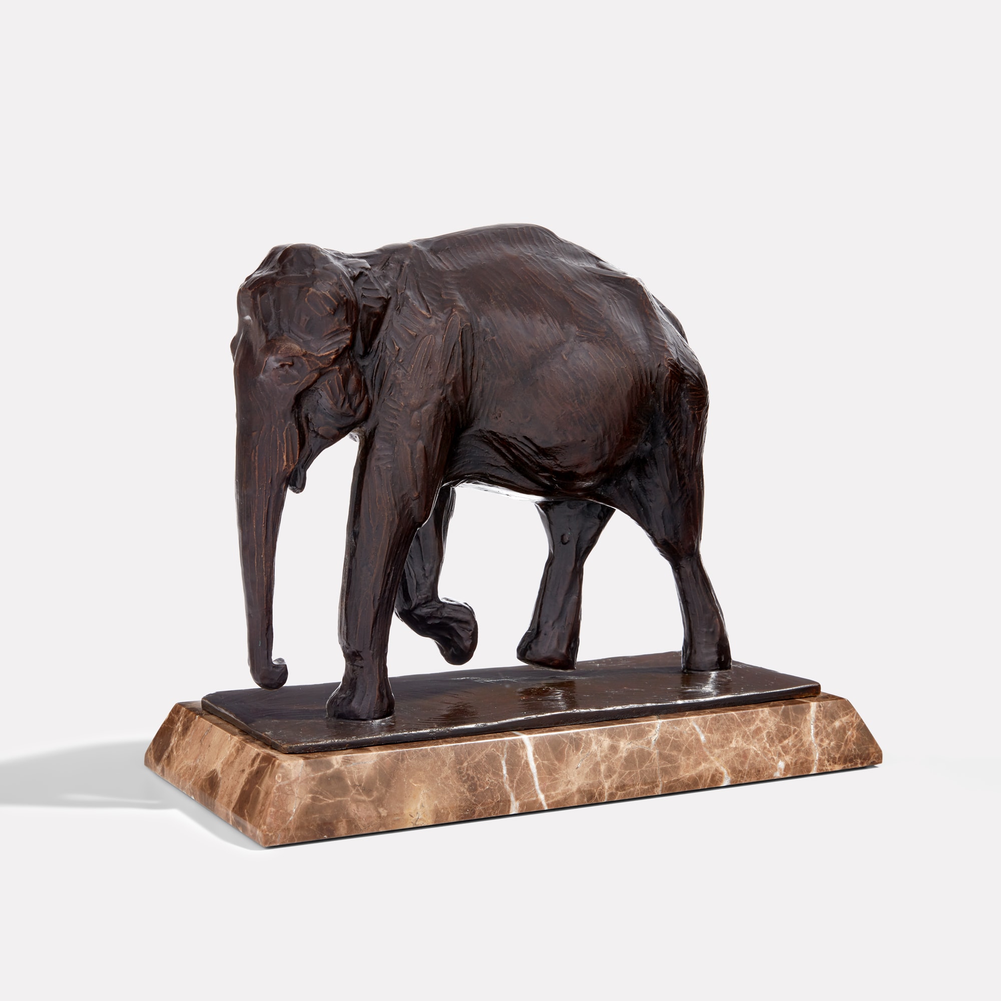 <p><strong>REMBRANDT BUGATTI</strong> <em>"Petit Éléphant en marche", </em>conceived circa 1912</p>