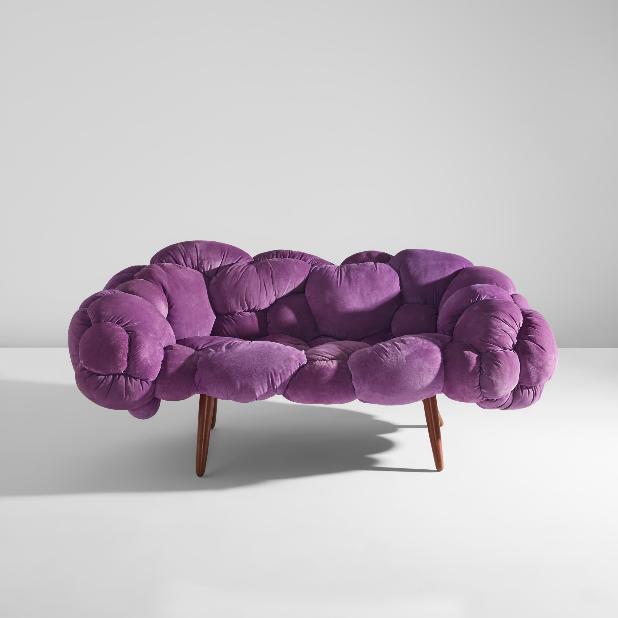 <p><strong>FERNANDO CAMPANA AND HUMBERTO CAMPANA</strong><em>&nbsp;Prototype &quot;Bolotas Sofa (Purple)&quot;,</em> 2015</p>
