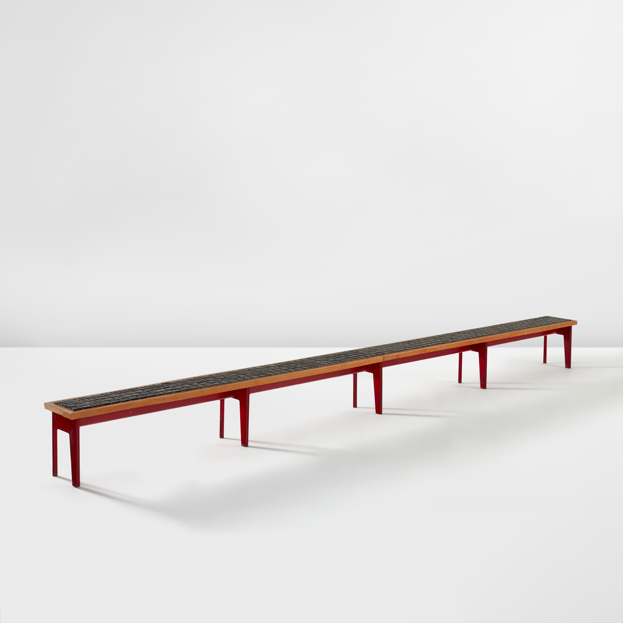 <p><strong>JEAN PROUVÉ </strong><em>Long bench,</em> circa 1950</p>