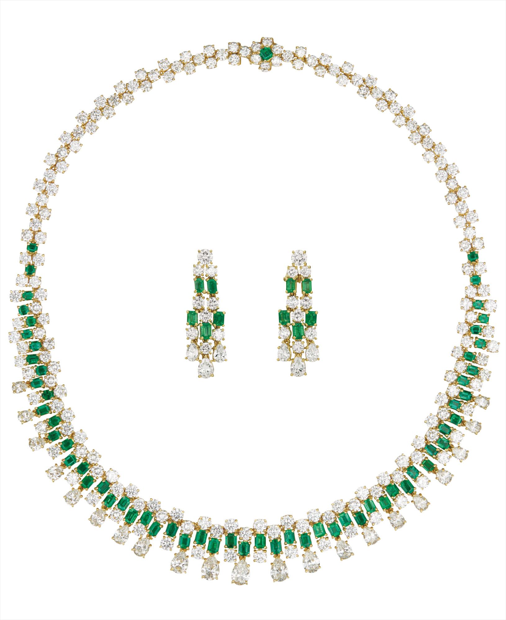 <b>HARRY WINSTON</b> <i>An Impressive Emerald and Diamond Suite</i>