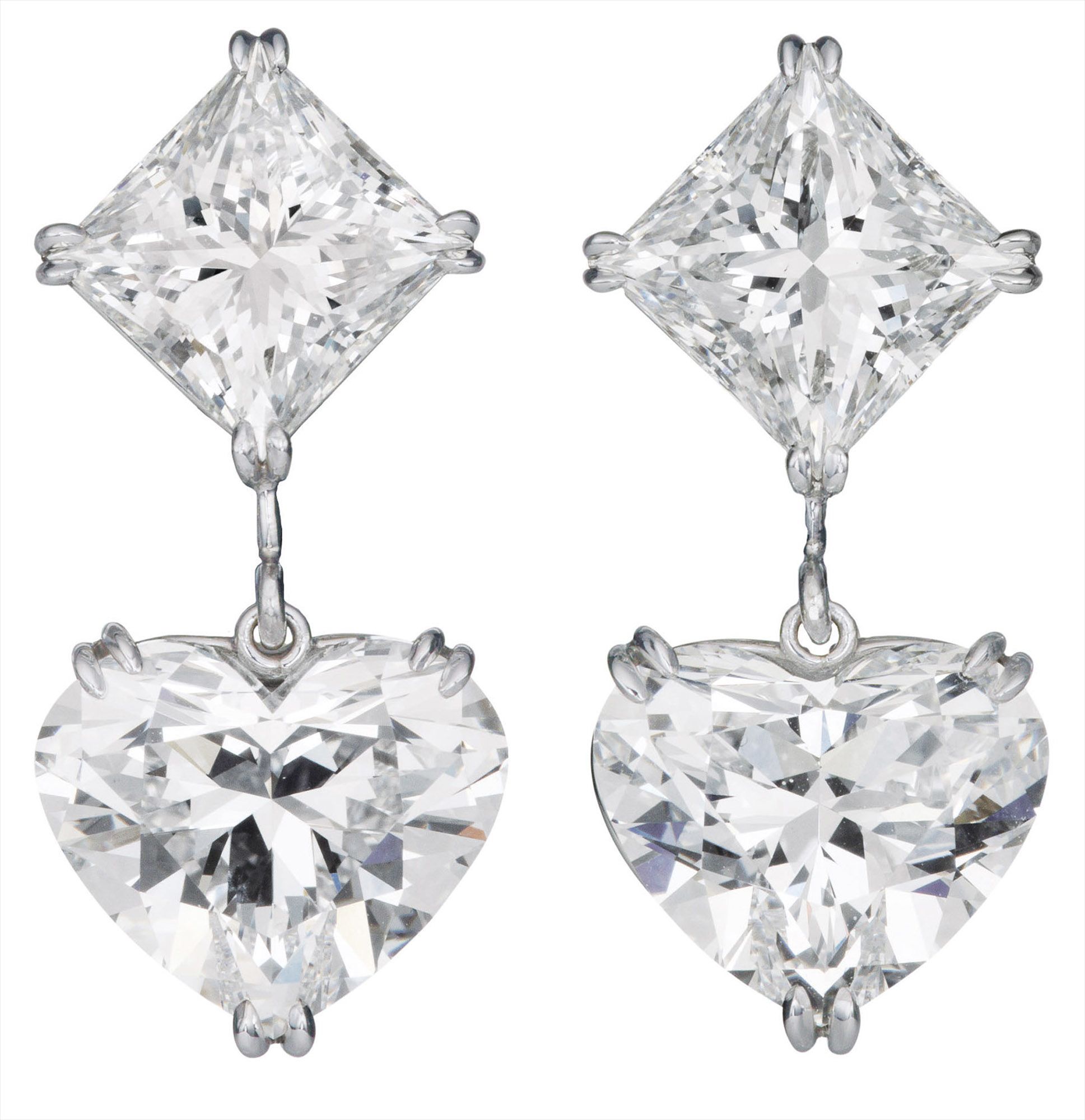 <b>GOLKONDA NEW YORK</b> <i>An Important Pair of Diamond Ear Pendants</i>