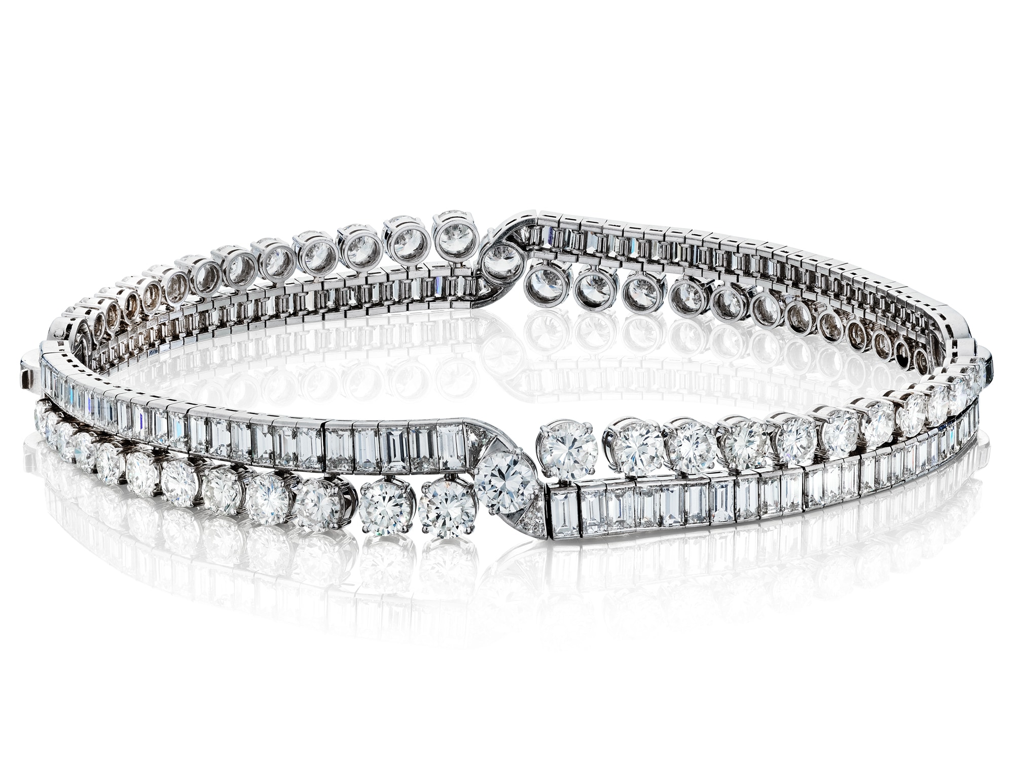 <p><em>Pair of Diamond Bracelets/Necklace</em></p>