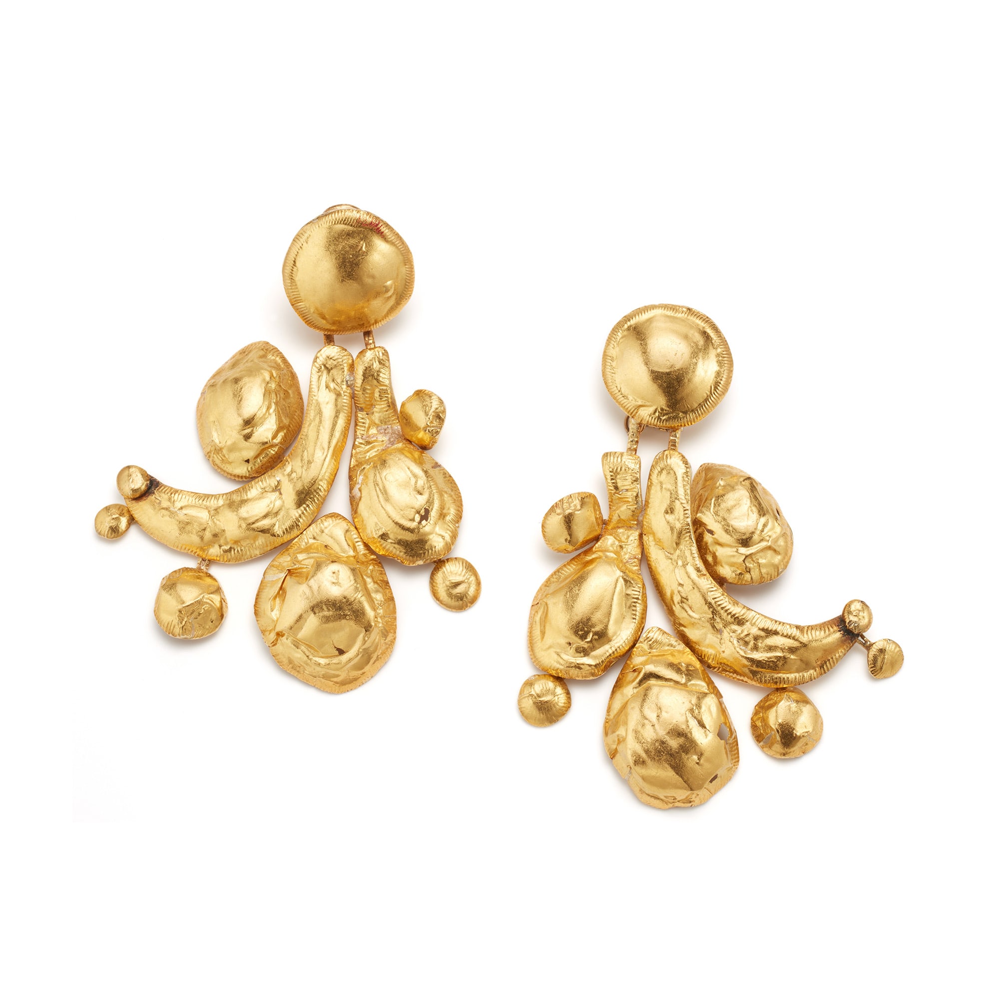 A Pair of Gold Earrings