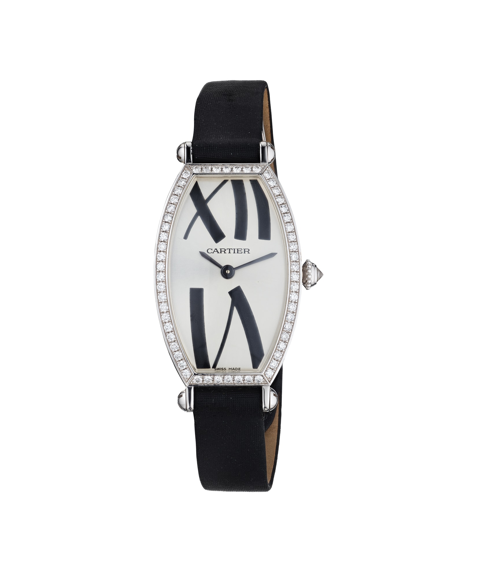 <p><strong>CARTIER </strong><em>Diamond Wristwatch, 'Tonneau'</em> </p>