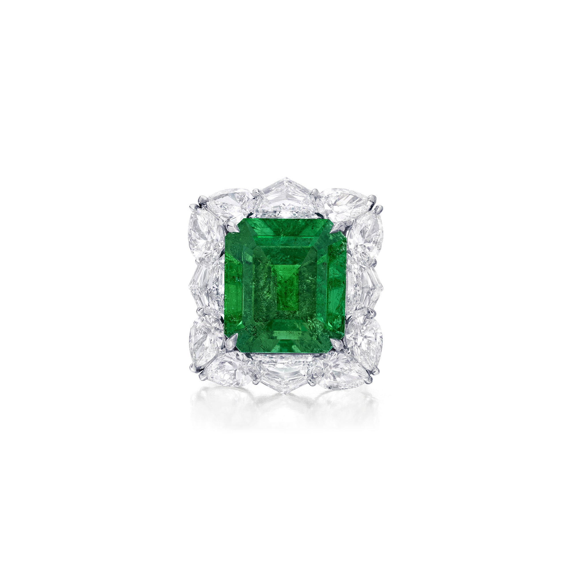 <p><em>Emerald and Diamond Ring </em></p>