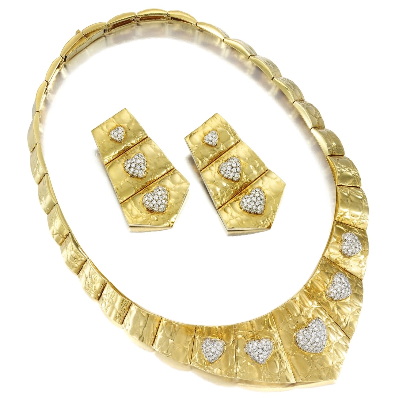 <p><strong>GUCCI</strong> <em>Gold and Diamond Demi-Parure</em></p>