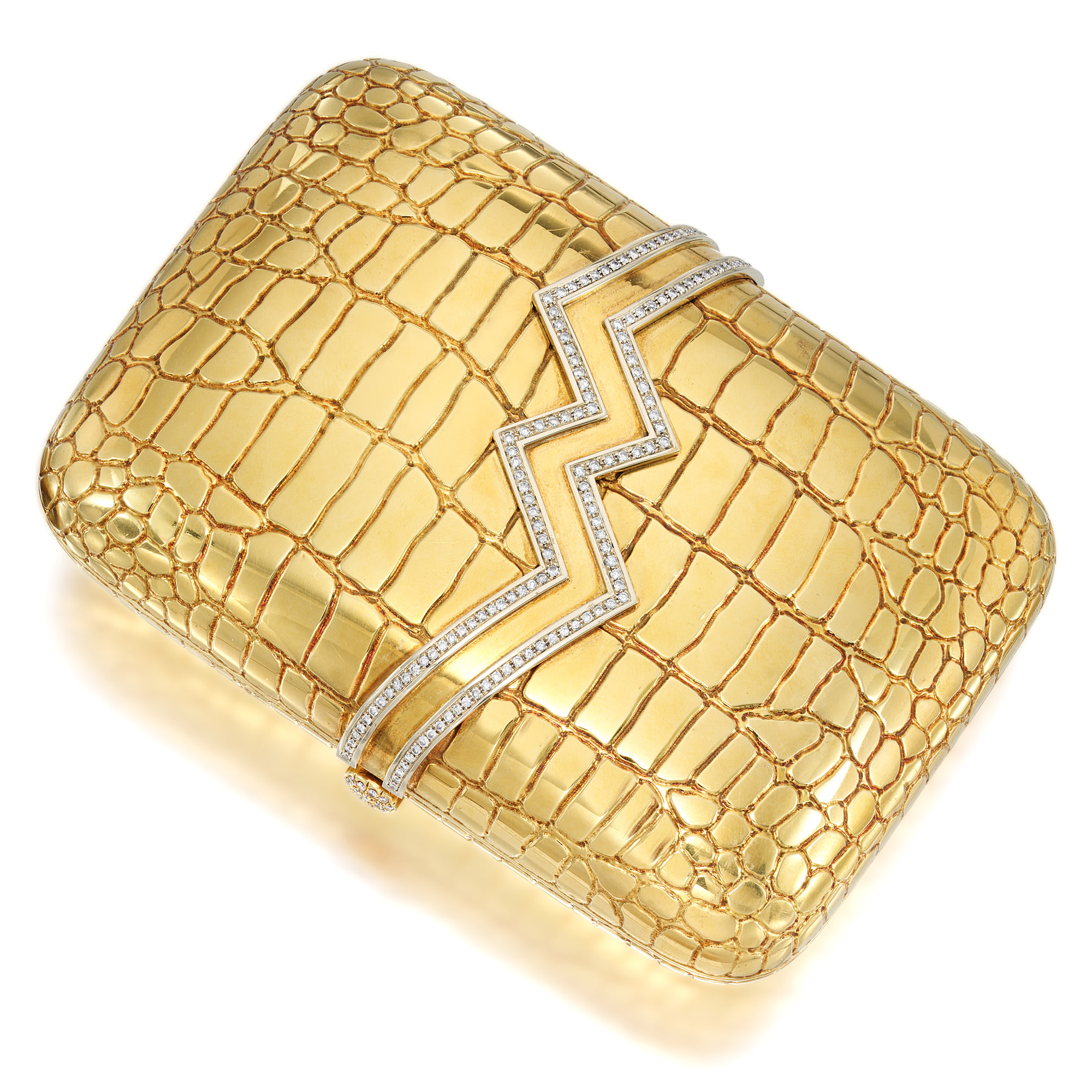 <p><strong>GUCCI</strong> <em>A Diamond and Gold Evening Bag</em></p>