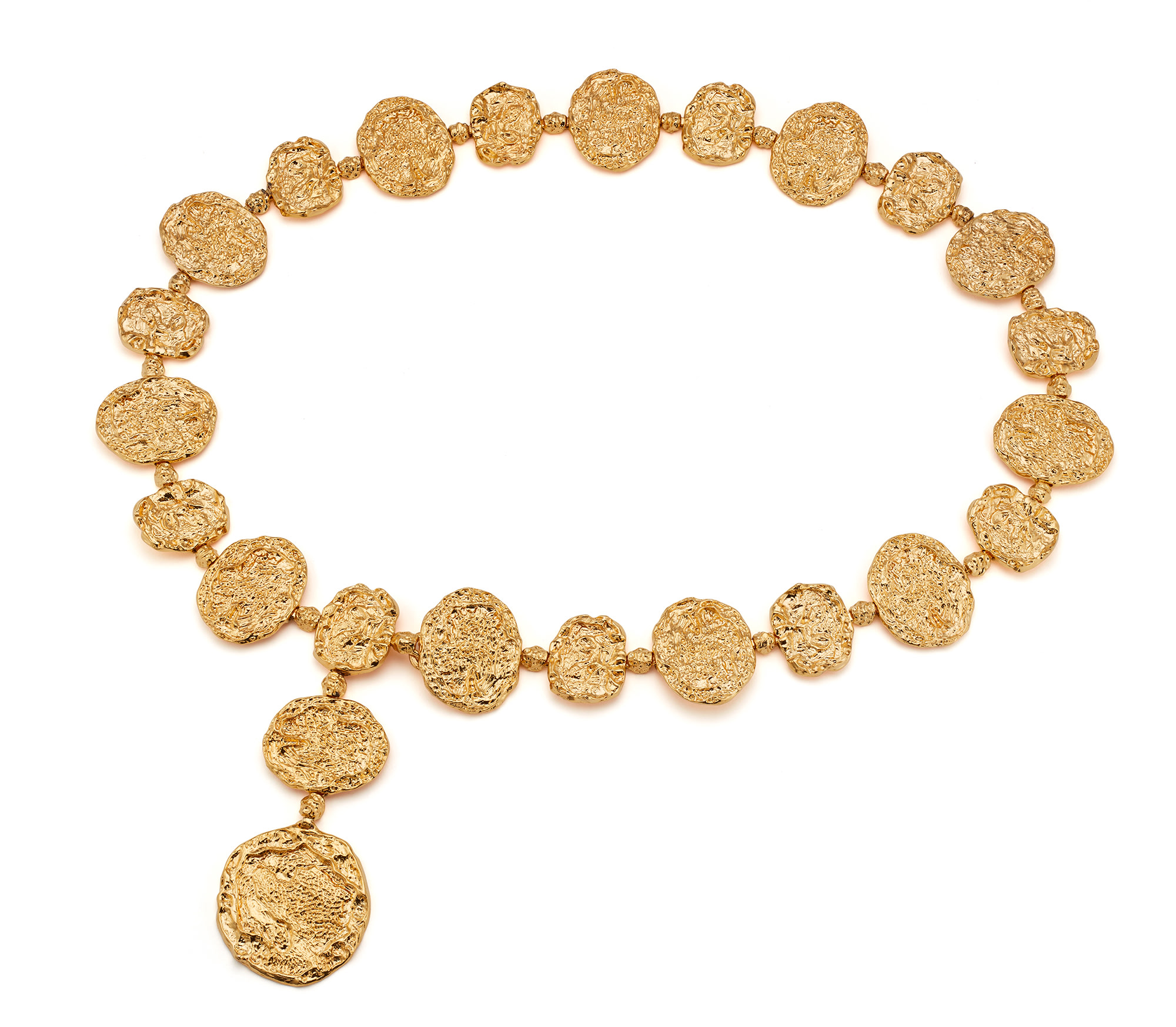 <p><strong>CARTIER. </strong>A ‘Jackie O’ Vermeil Belt</p>