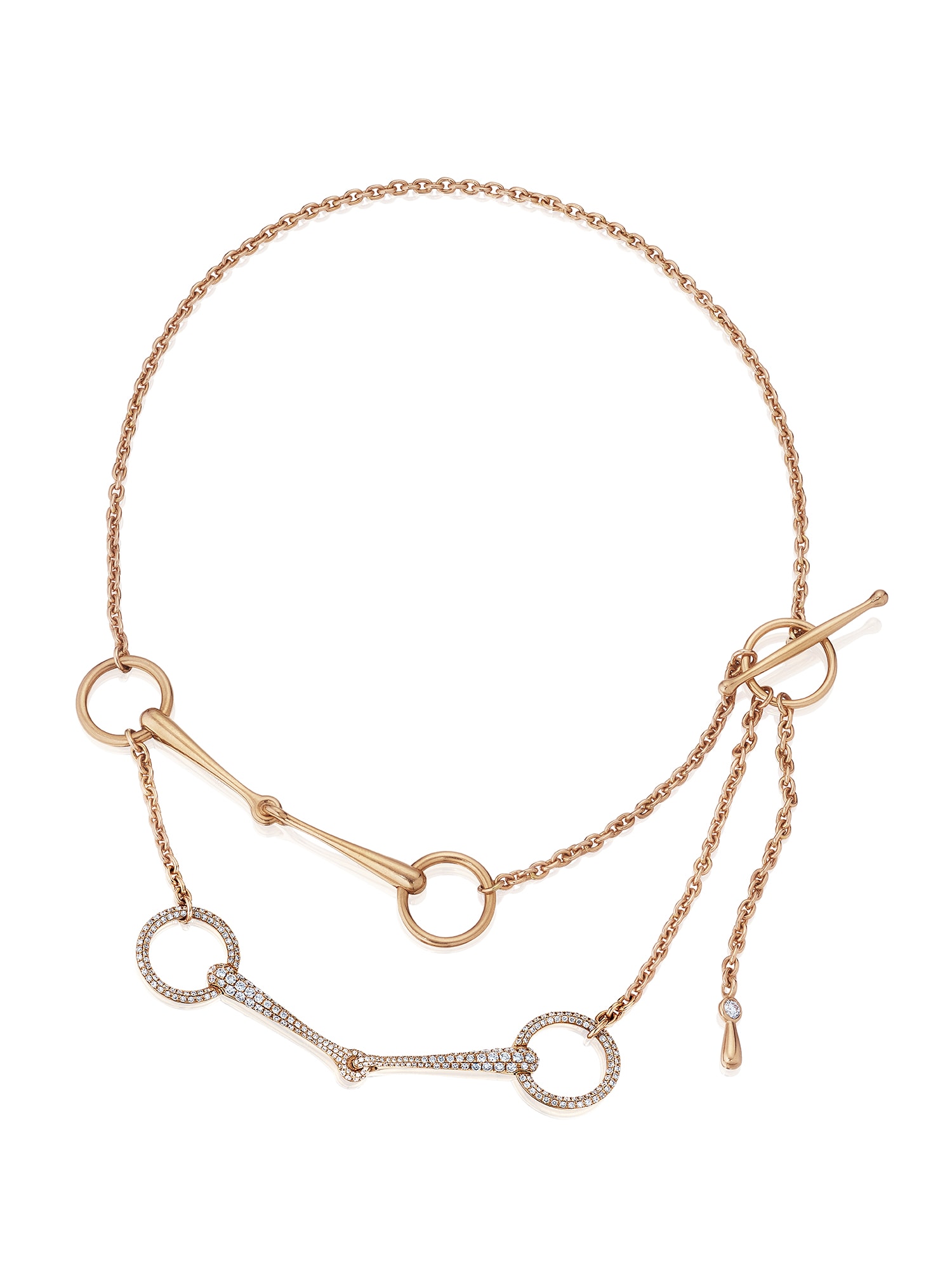 <p><strong>HERMÈS</strong> A Diamond and Gold 'Filet D'Or' Necklace, 2020</p>