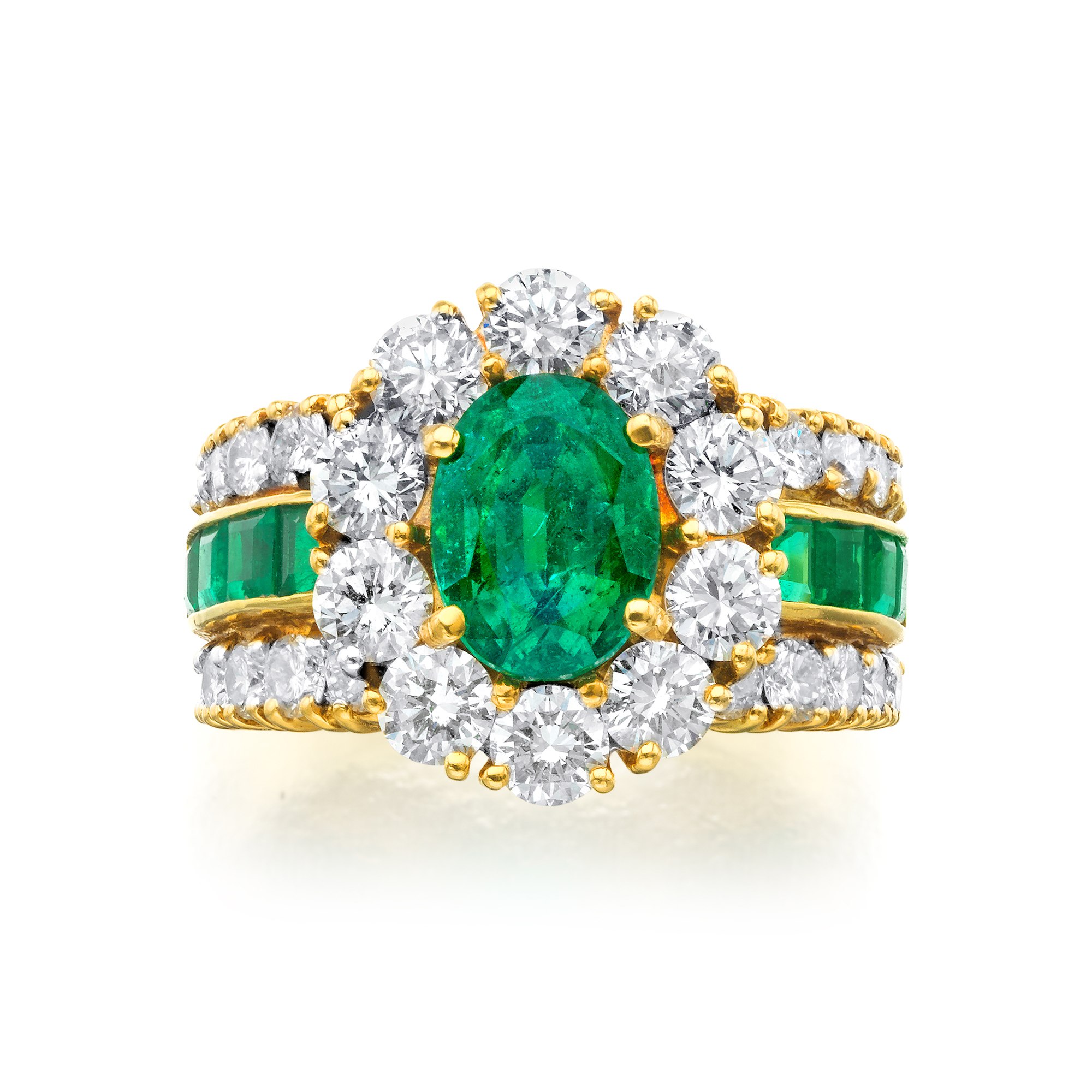 <p><strong>HAMMERMAN BROTHERS</strong> <em>An Emerald and Diamond Ring</em></p>