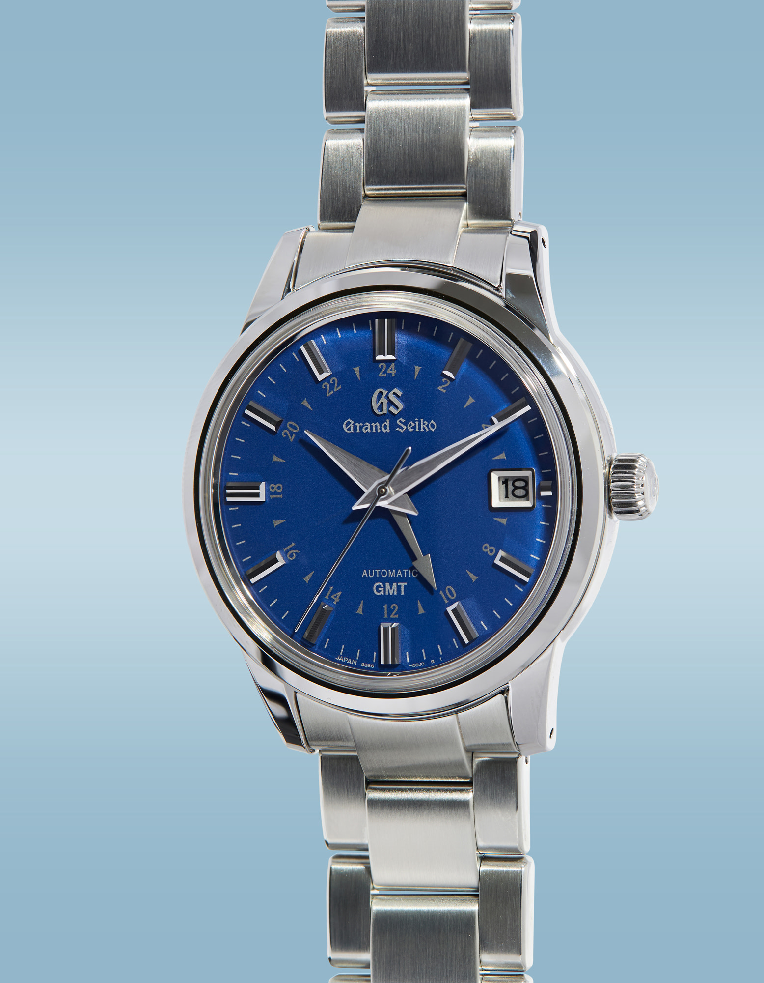 <p><strong>Grand Seiko.</strong> Automatic GMT Ref. SBGM239, Limited Edition for Hodinkee, circa 2020. <strong>No Reserve Lot. </strong>Estimate: $3,000 - $6,000</p>