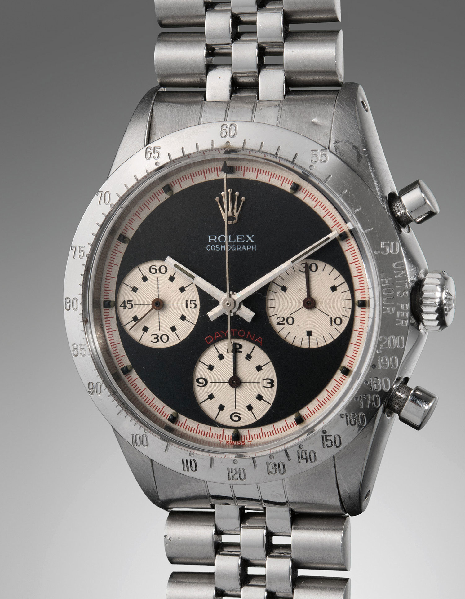 <b>ROLEX</b> Cosmograph Daytona, Reference 6239. A historically important Paul Newman Daytona awarded to the winner of the 1969 Daytona 500, circa 1967
