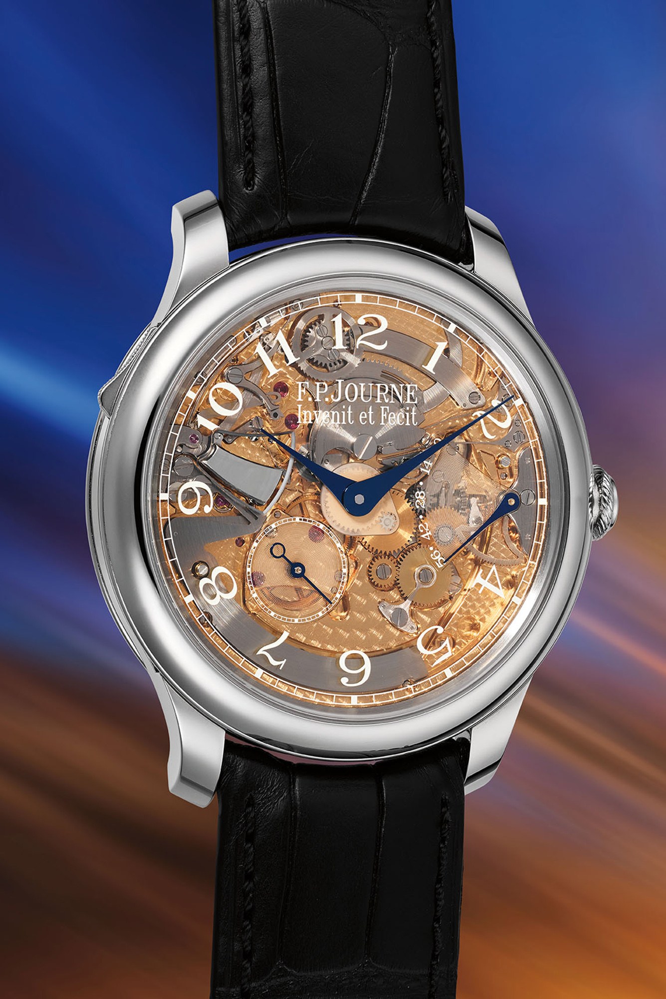 <p><strong>F.P. JOURNE&nbsp;</strong><em>R&eacute;p&eacute;tition Souveraine, stainless steel</em></p>
