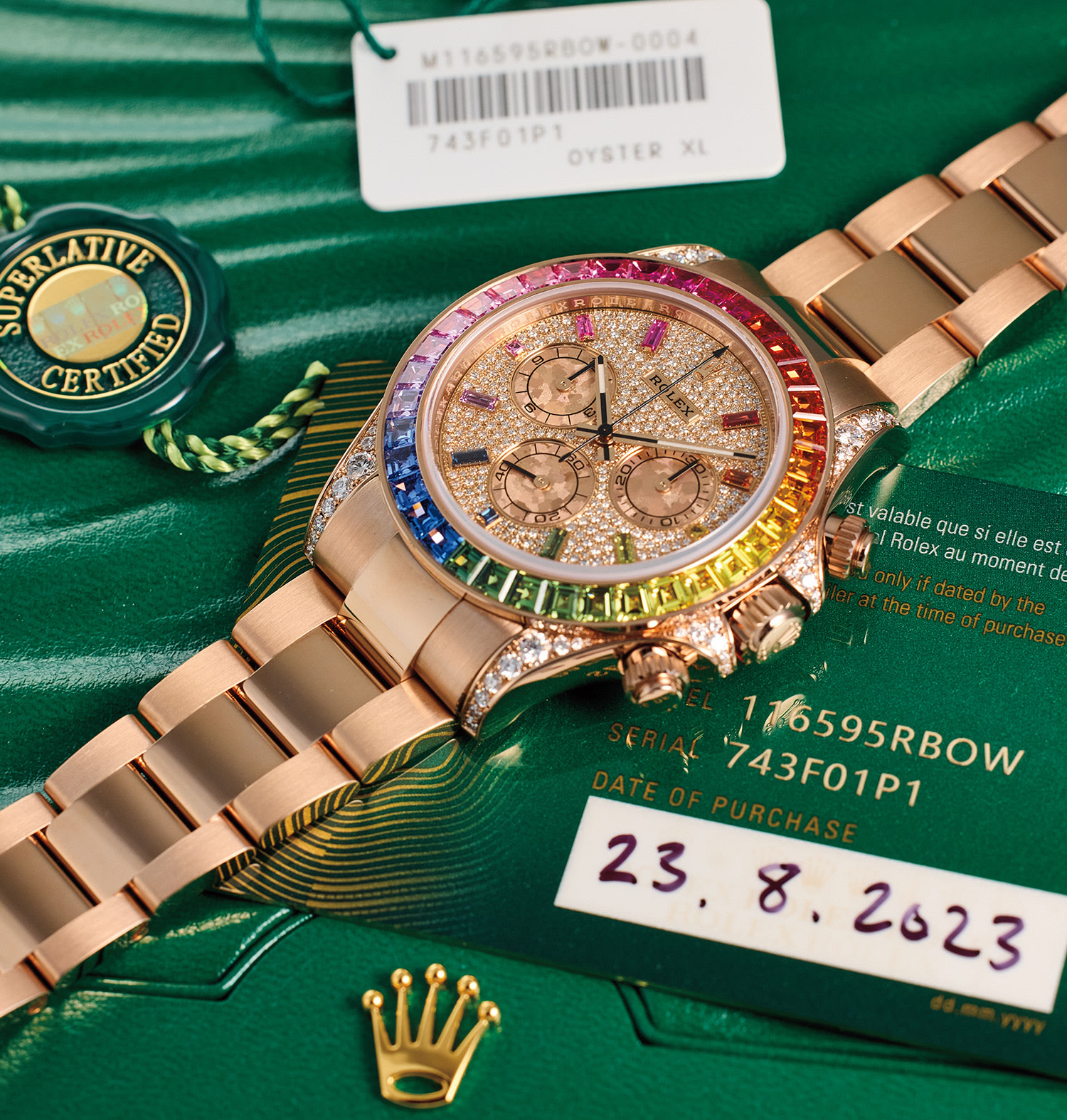 モーレ　コーラル×オフホワイト　ピリアック　オレンジ　２枚セット Rolex The New York Watch Auction: XII