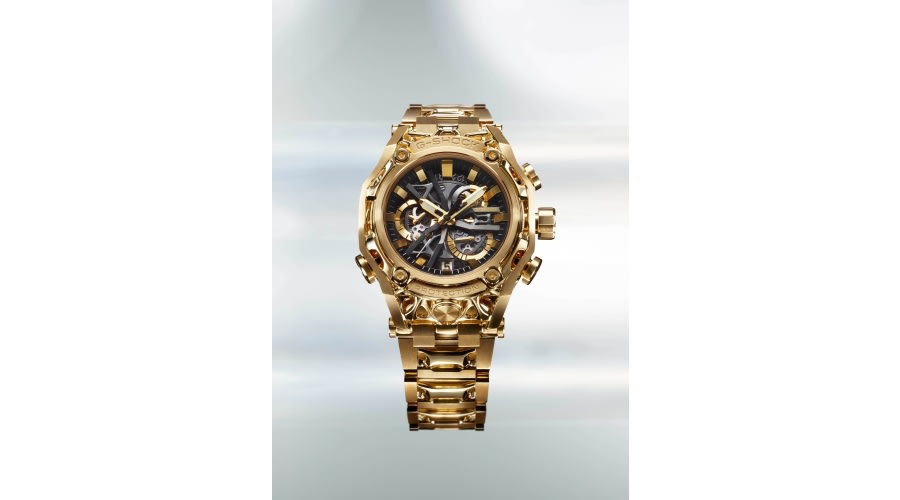 <p><strong>CASIO</strong> <em>G-Shock 40th Anniversary Dream Project Ref. G-D001, unique piece in 18K yellow gold, offered without reserve with all proceeds benefiting a to-be-announced charity</em>, circa 2023</p>
