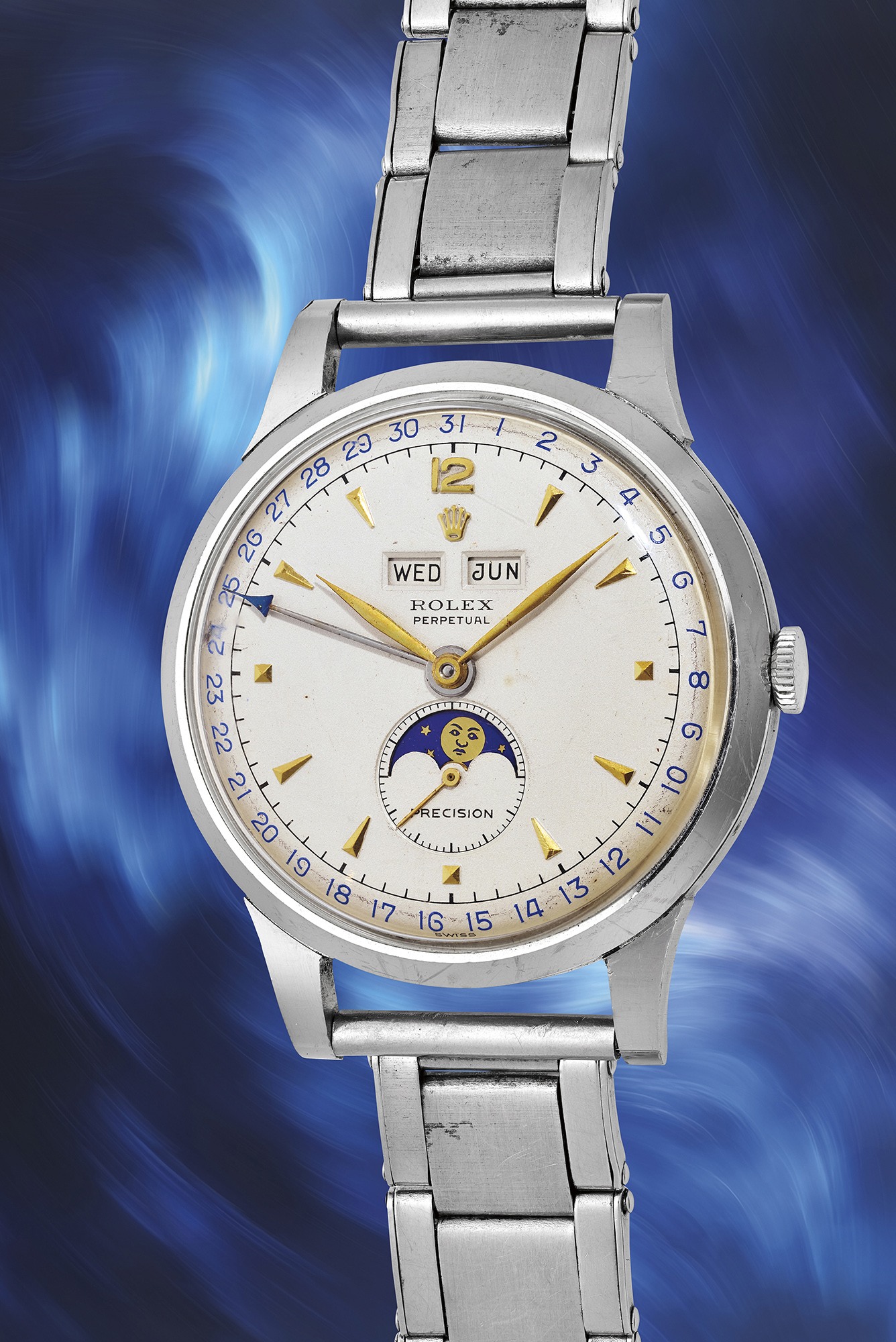 <p><strong>ROLEX</strong>&nbsp;<em>Ref. 8171 &quot;Padellone&quot; in stainless steel</em></p>
