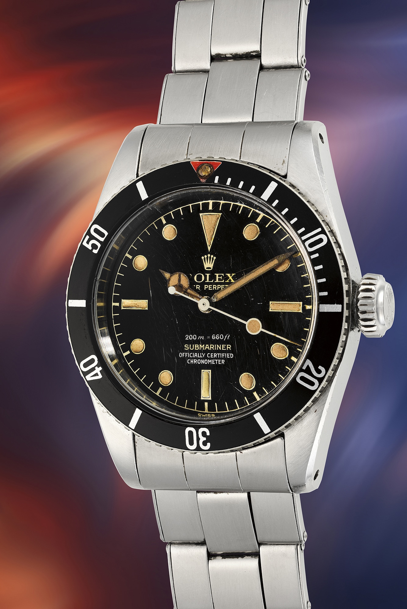 <p><strong>ROLEX</strong> <em>Ref. 6538 &quot;Big Crown&quot; in stainless steel</em></p>
