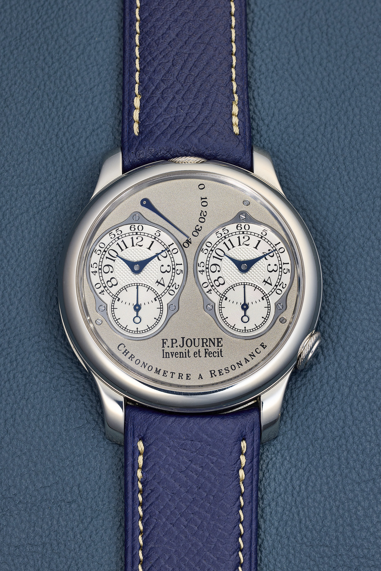 <p> F.P. JOURNE <em>Chronomètre à Résonance, platinum</em></p>