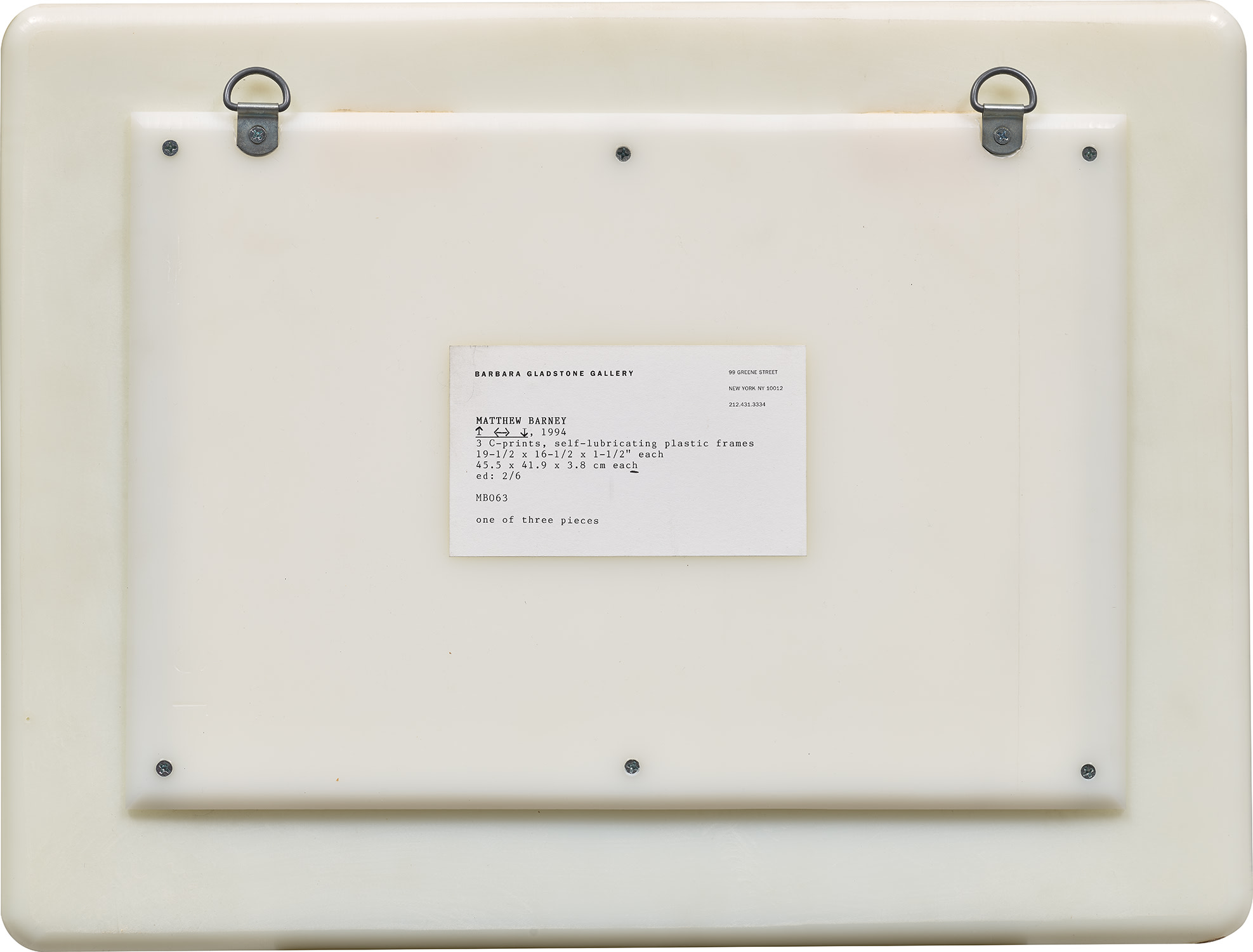 Matthew Barney - 20th Century & Contemporary Art: Online