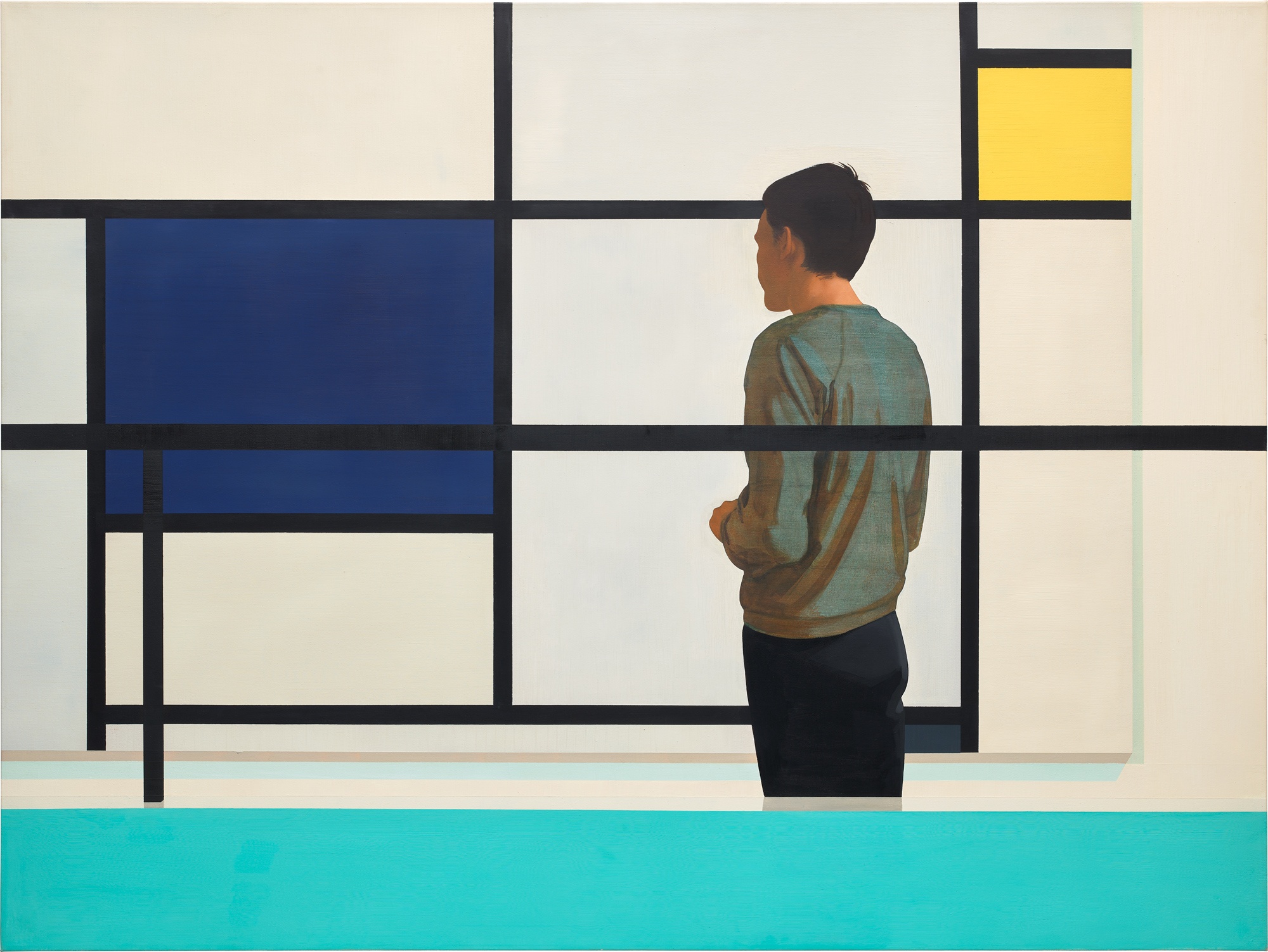 <p><strong>TIM EITEL</strong> <em>Blau und Gelb</em>, 2002</p>