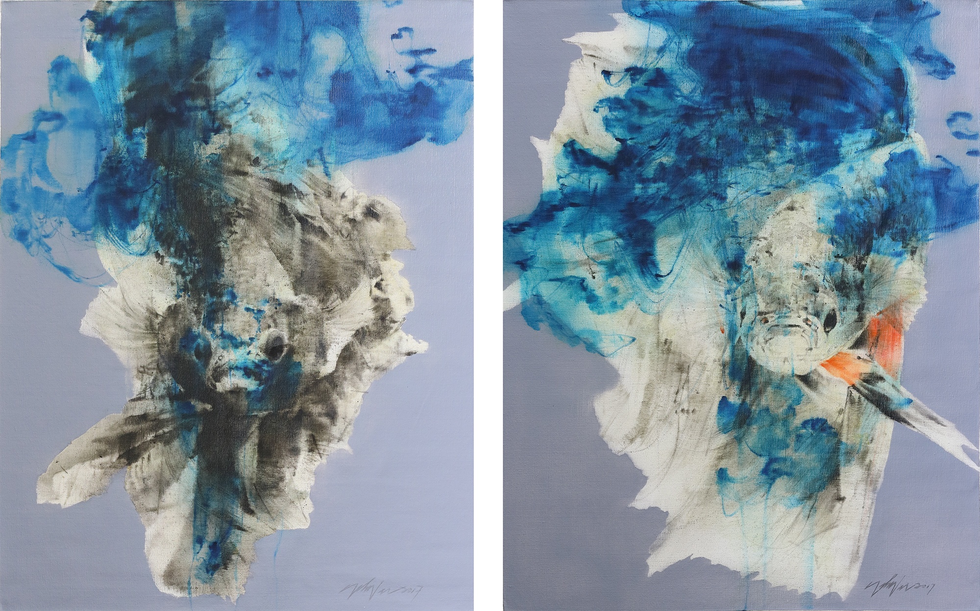 <p><strong>ZAC LEE</strong> <em>Twins</em>, 2017</p>