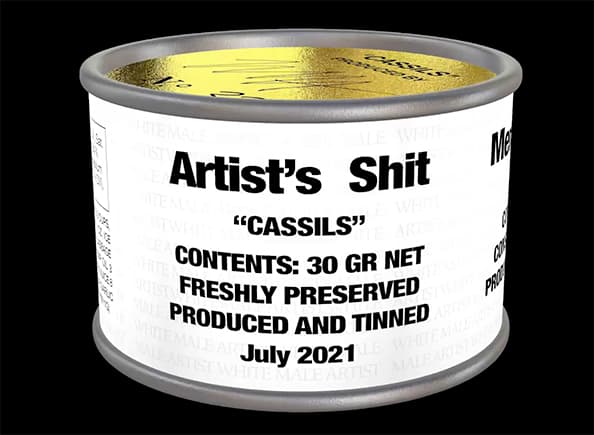 <p><em>$HT Coin </em>Can by White Male Artist (AKA: Cassils)</p>