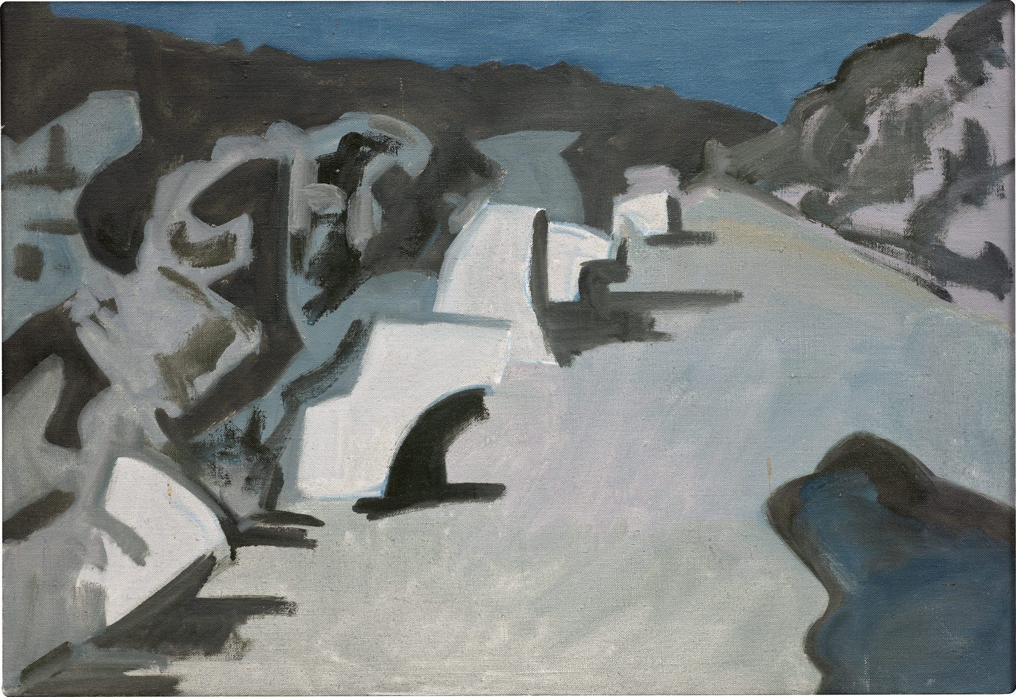 <p><strong>LOIS DODD</strong> <em>Quarry Road at Night,</em> 1994</p>