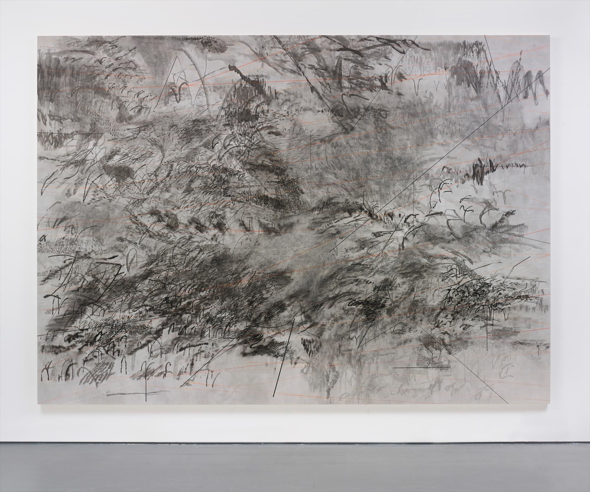 <b>JULIE MEHRETU</b> <i>Invisible Sun (Algorithm 2),</i> 2013