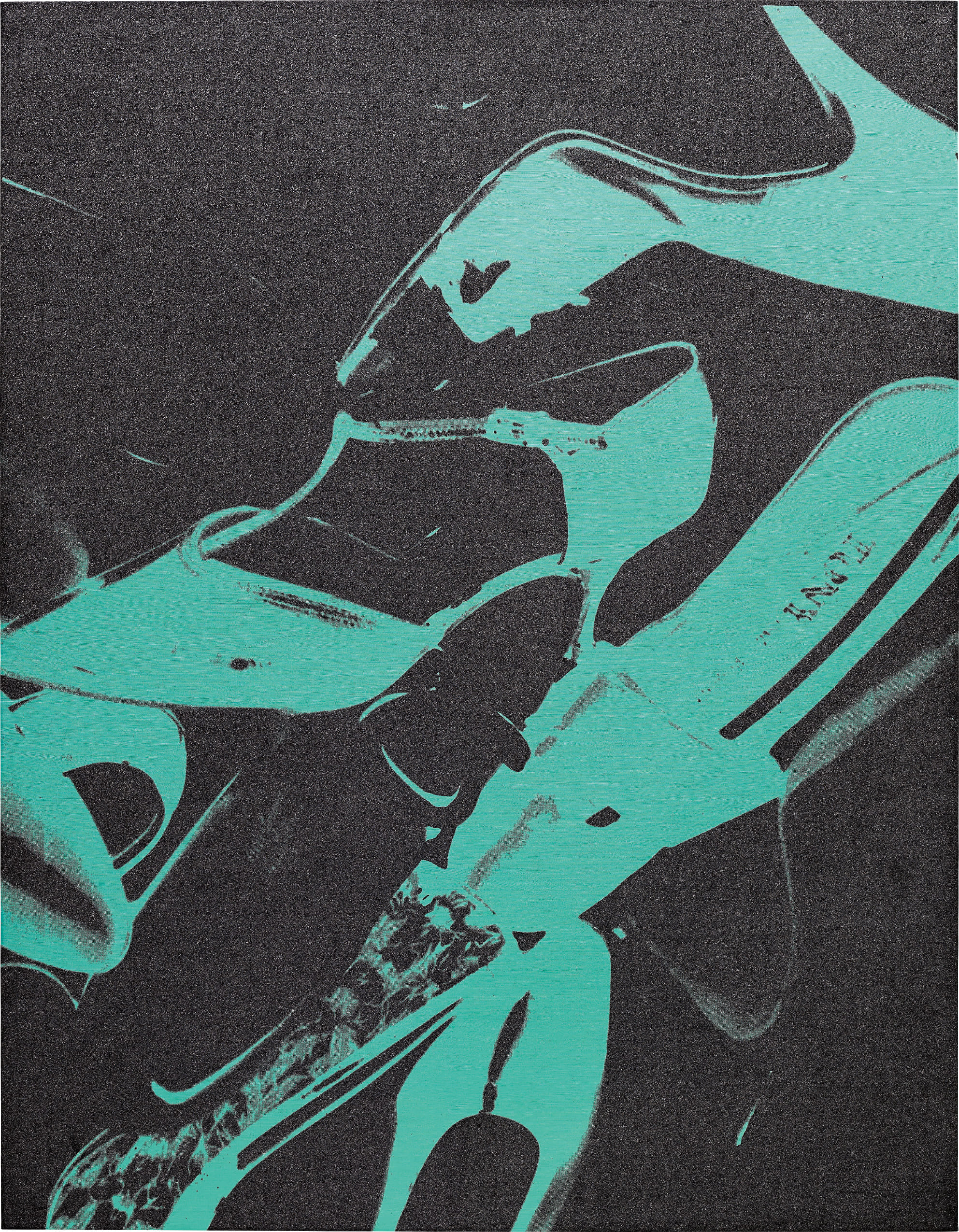 <b>ANDY WARHOL </b><i>Diamond Dust Shoes (Green)</i>, 1980