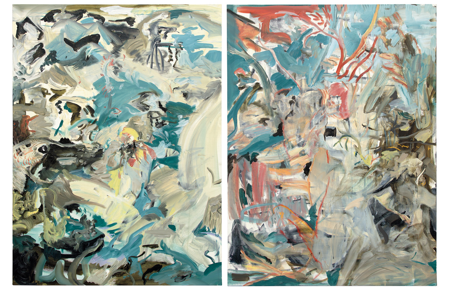 <p><strong>CECILY BROWN </strong><em>Girl Eating Turtle Dove</em>, 2011-12</p>
