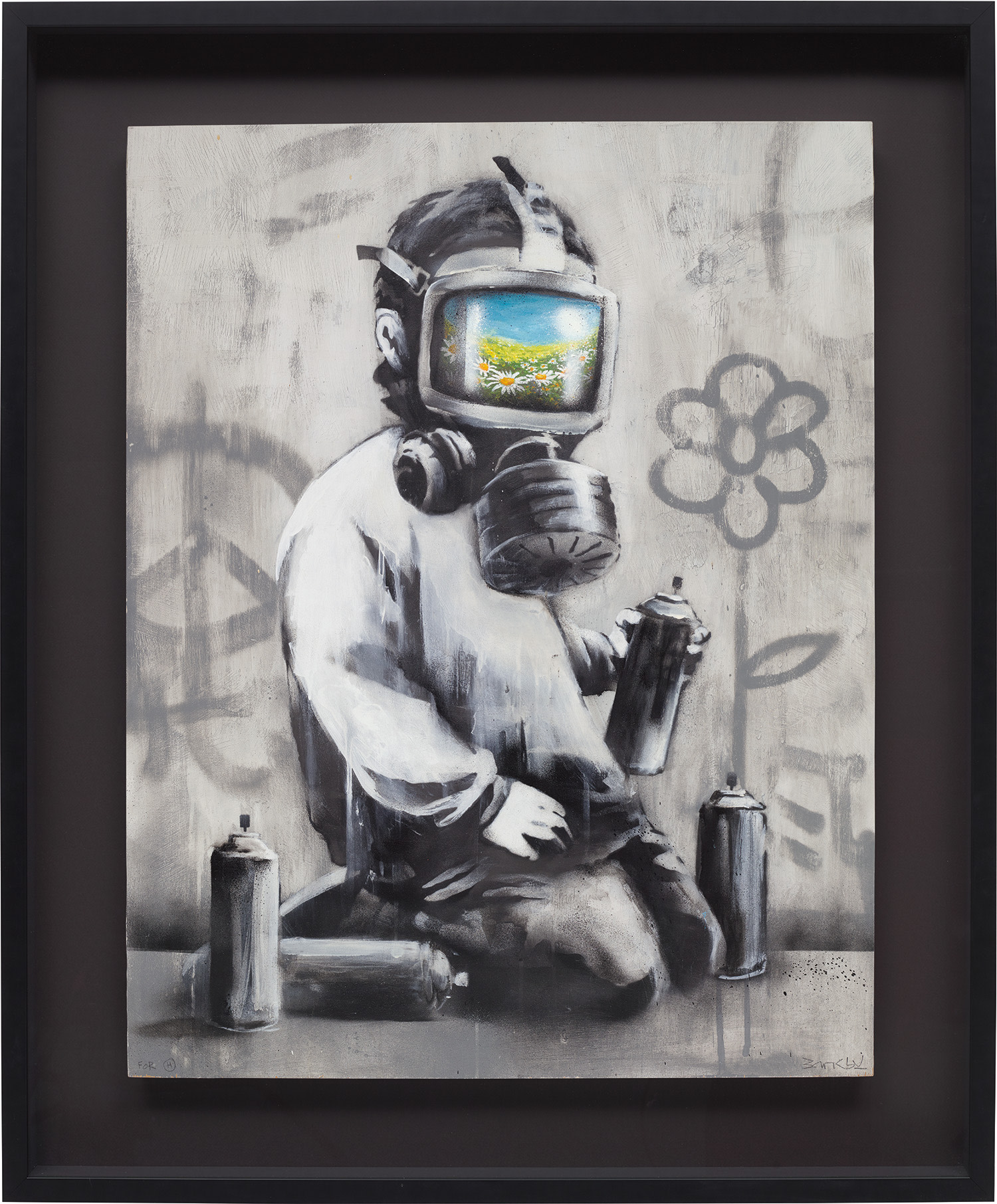 <p><strong>BANKSY </strong><em>Gas Mask Boy</em>, 2009</p>