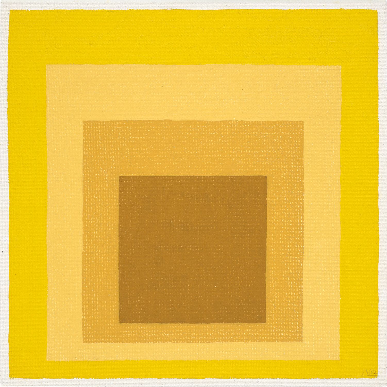 国内未入荷 Josef Albers Yellow Climate Poster Yellow Climate, 1962 by Josef Albers - 24 X 32 Inches (Art