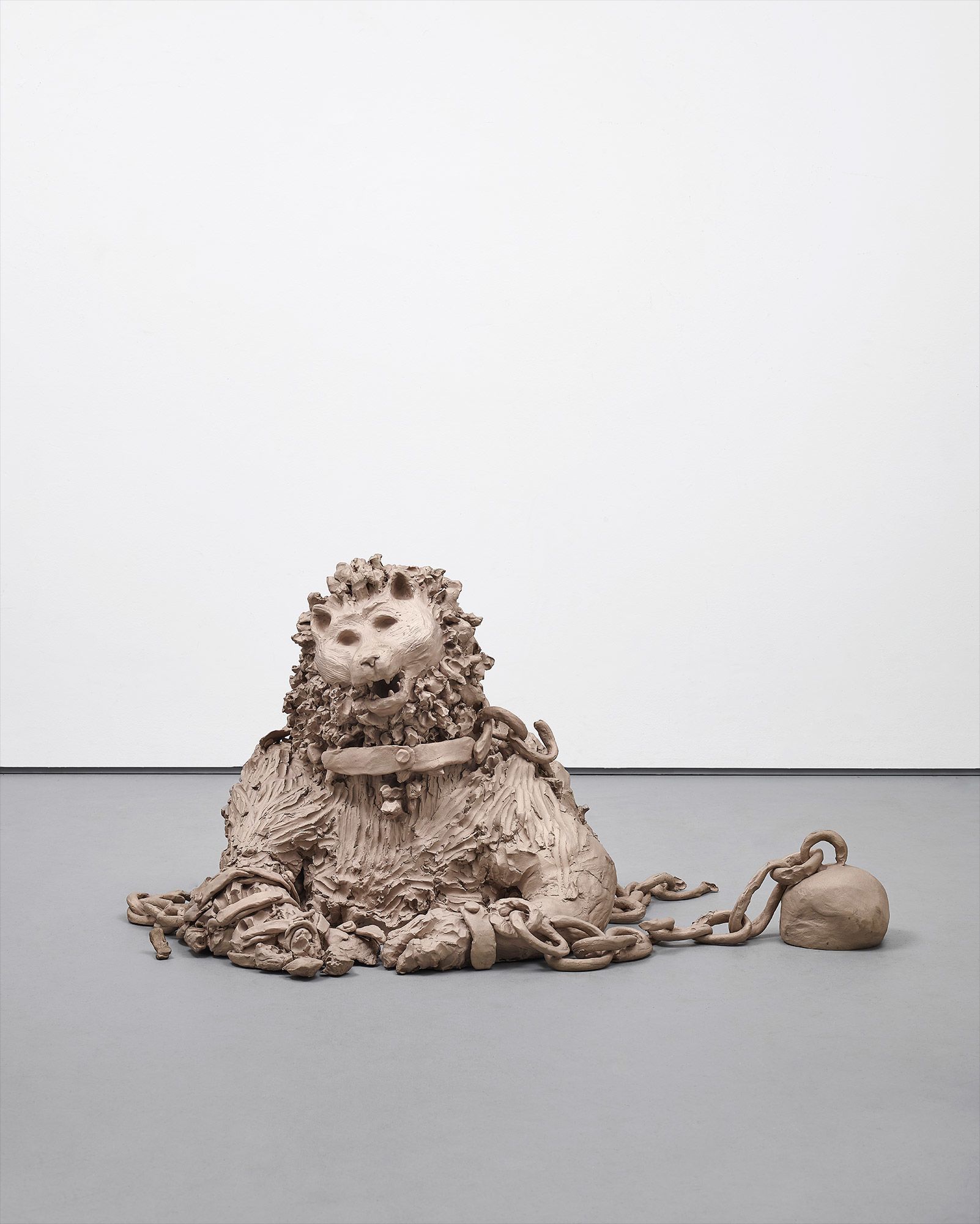 <b>URS FISCHER</b> <i>Lion in Chains</i>, 2014