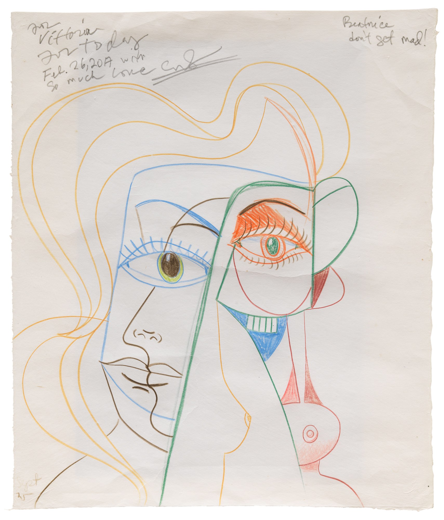 <p><strong>GEORGE CONDO</strong> <em>Untitled</em>, 2017</p>