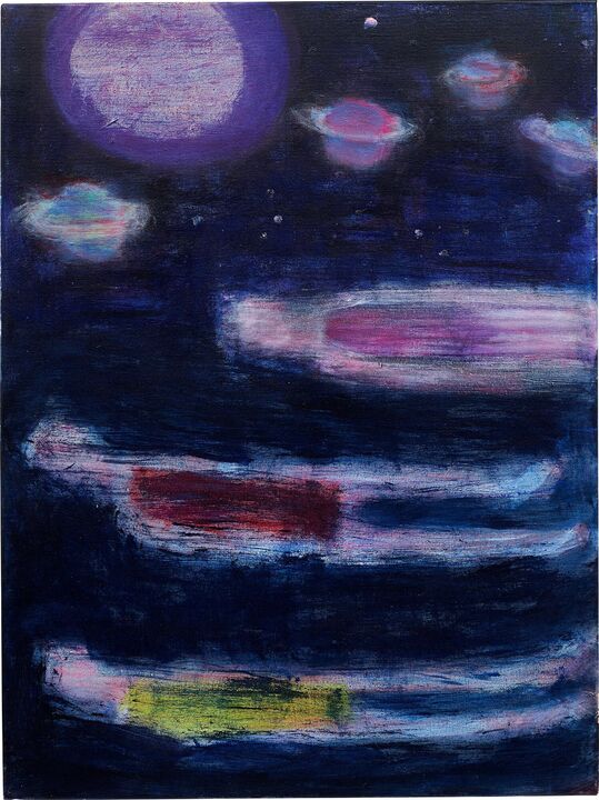 <p><strong>KATHERINE BRADFORD</strong> <em>Under the Saturn Sky,</em> 2020</p>