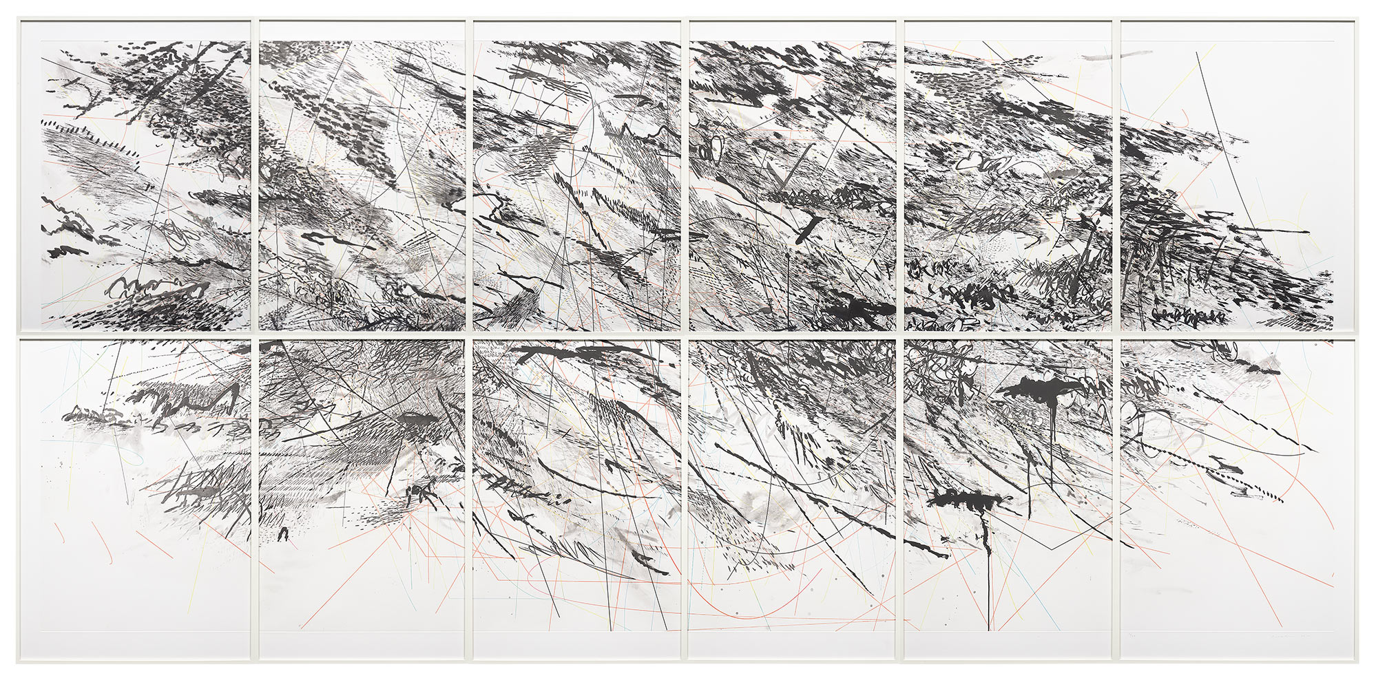 <p><strong>JULIE MEHRETU</strong> <em>Auguries,</em> 2010</p>
