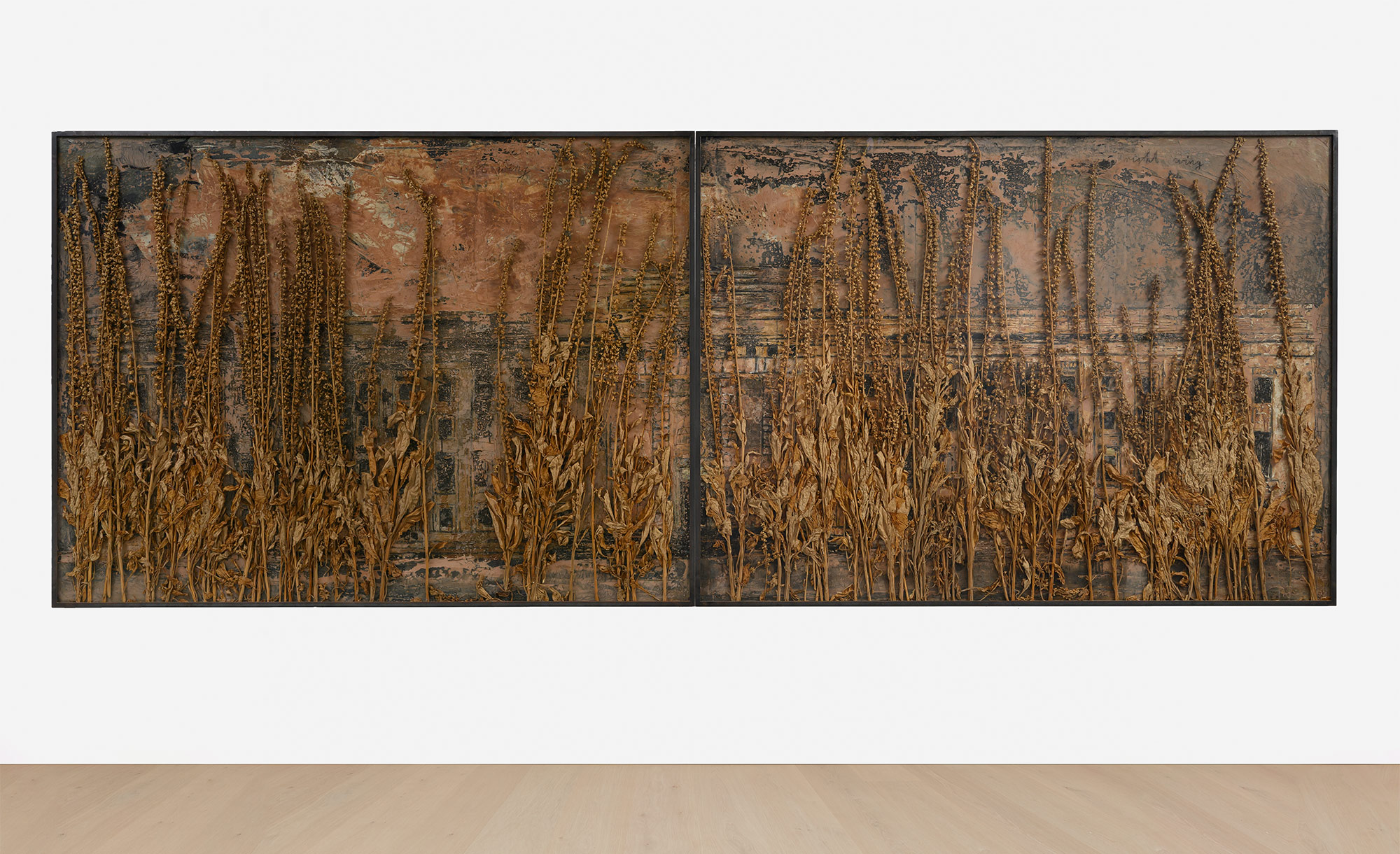 <p><strong>ANSELM KIEFER</strong> <em>Left Wing/Right Wing,</em> 1989</p>