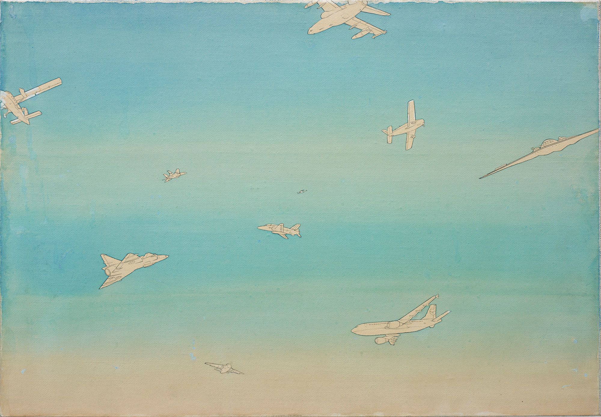 <b>ALIGHIERO BOETTI</b> <i>Cieli ad alta quota,</i> 1988