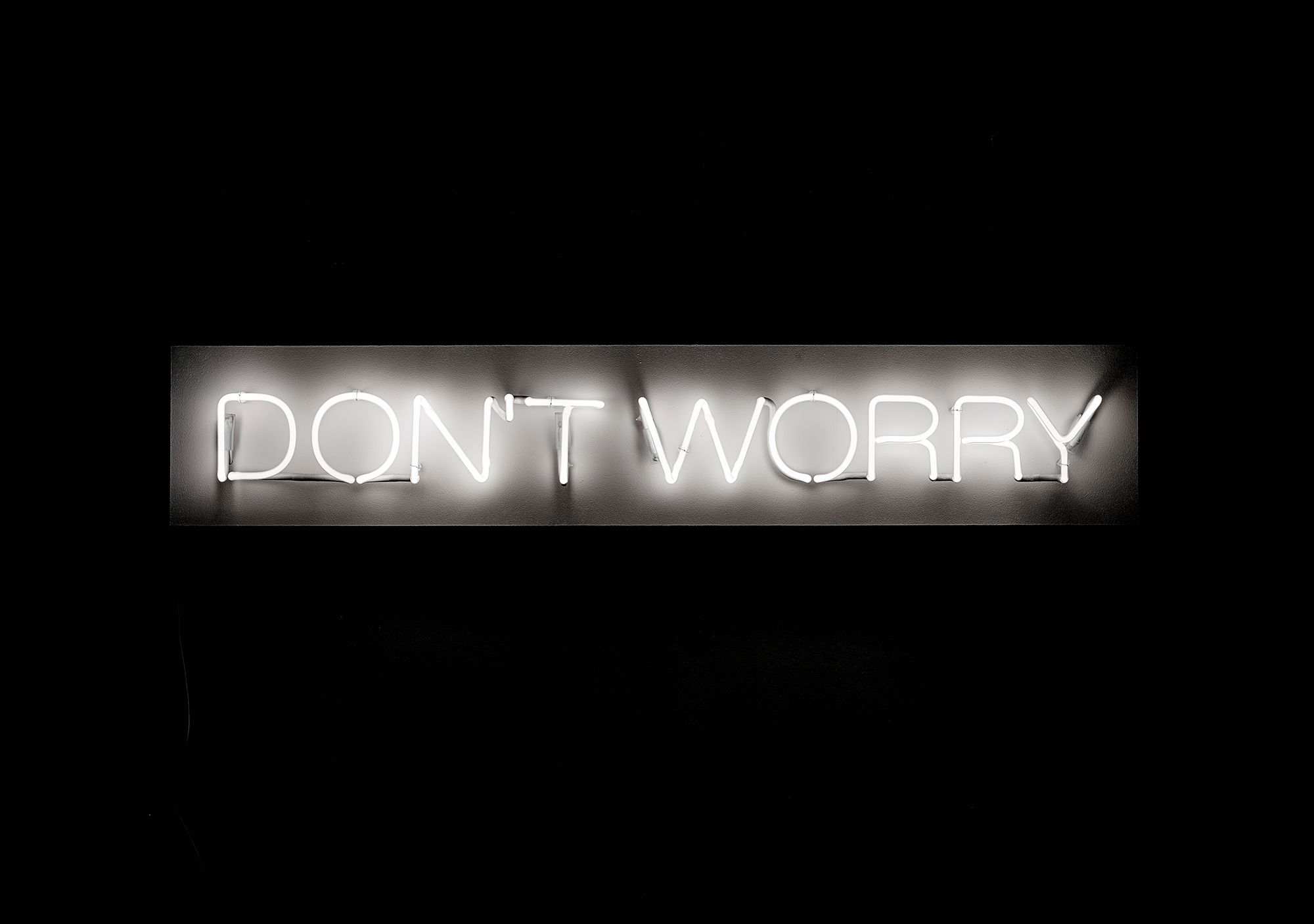 <b>MARTIN CREED</b> <i>Work No. 230 (Don't Worry)</i>, executed in 2000-2003