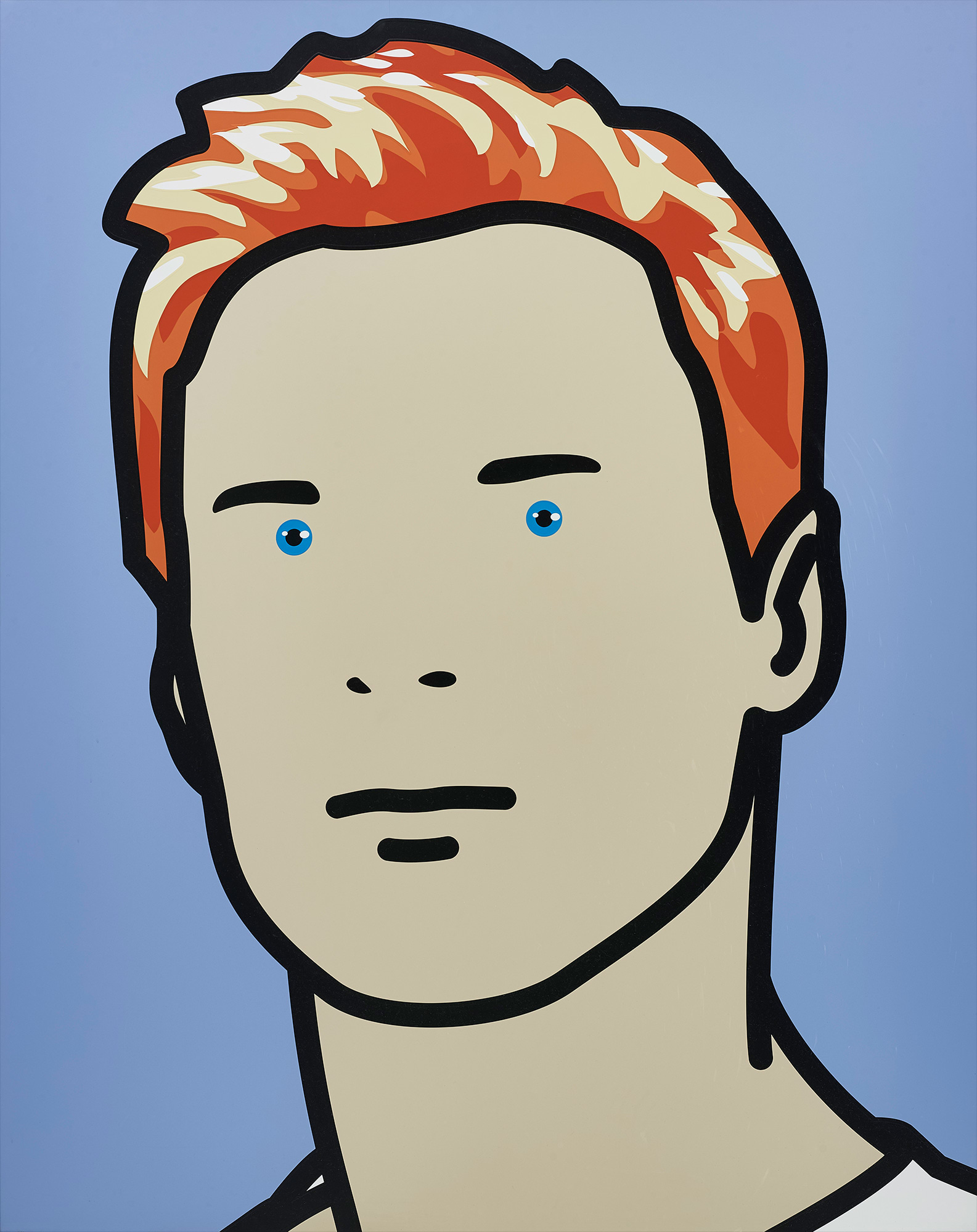 <b>JULIAN OPIE<i> </i></b><i>Bryan, rockstar 1</i>, 2003