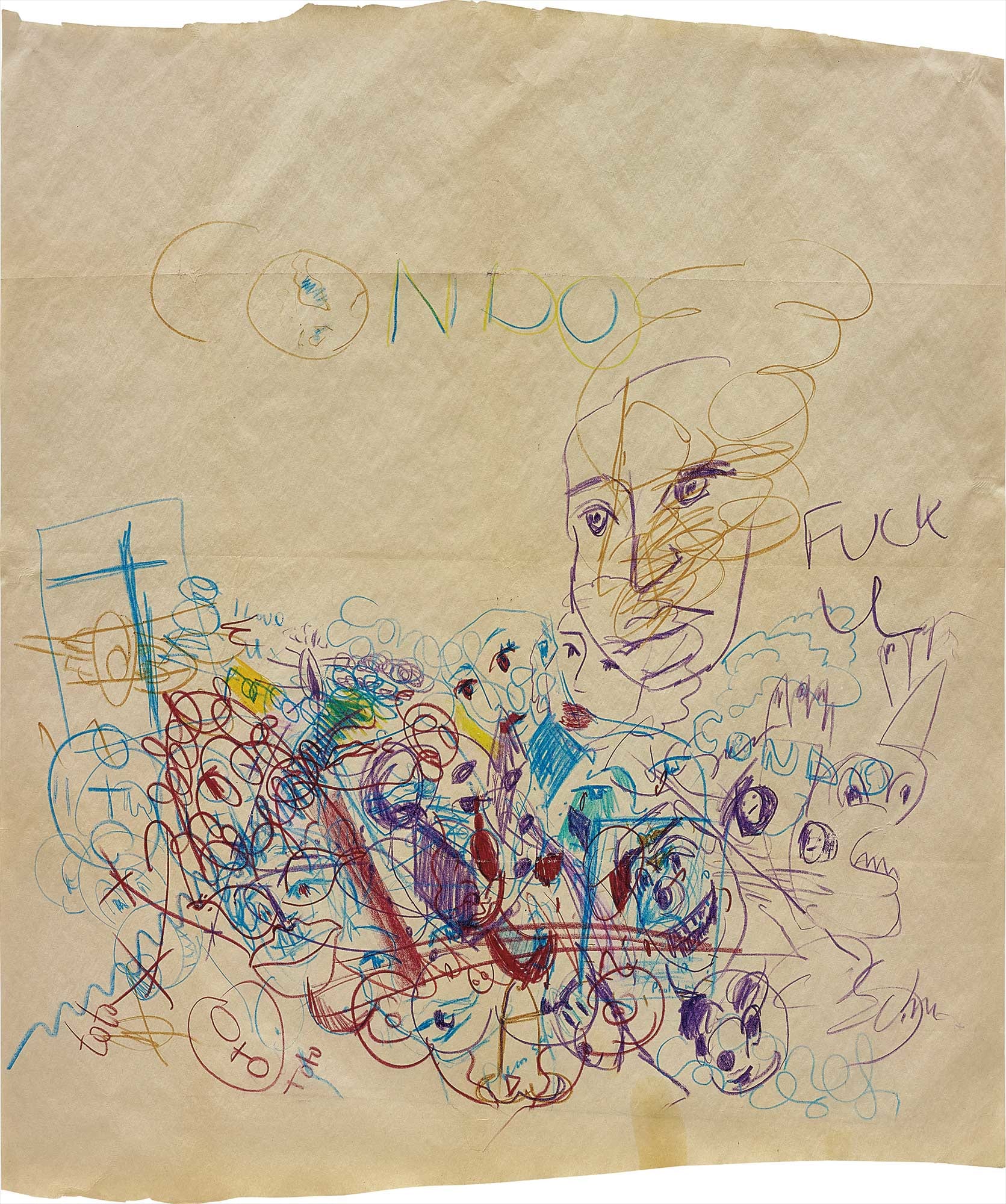 <b>GEORGE CONDO</b><i> Untitled</i>, circa 1990-1993