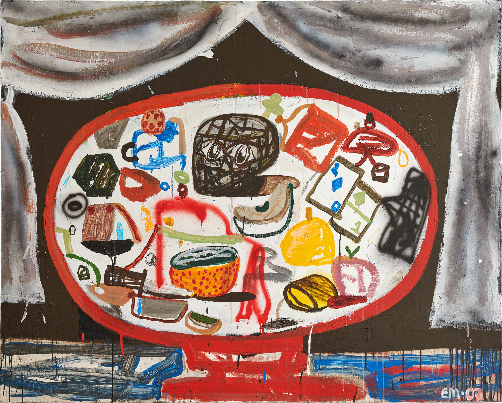 <p><strong>EDDIE MARTINEZ</strong> <em>Setting Suitable For A Blockhead</em>, 2007</p>
