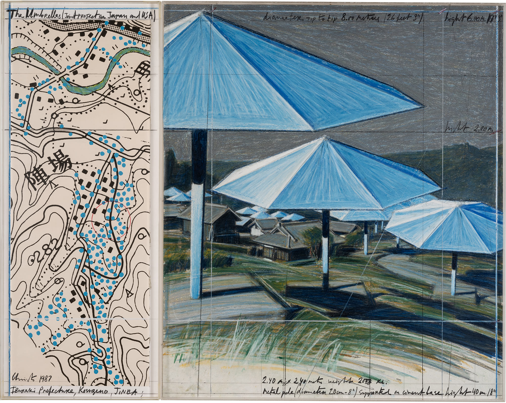 <p><strong>CHRISTO</strong> <em>The Umbrellas (Project for Japan and Western USA),</em> &pound;100,000&ndash;150,000</p>
