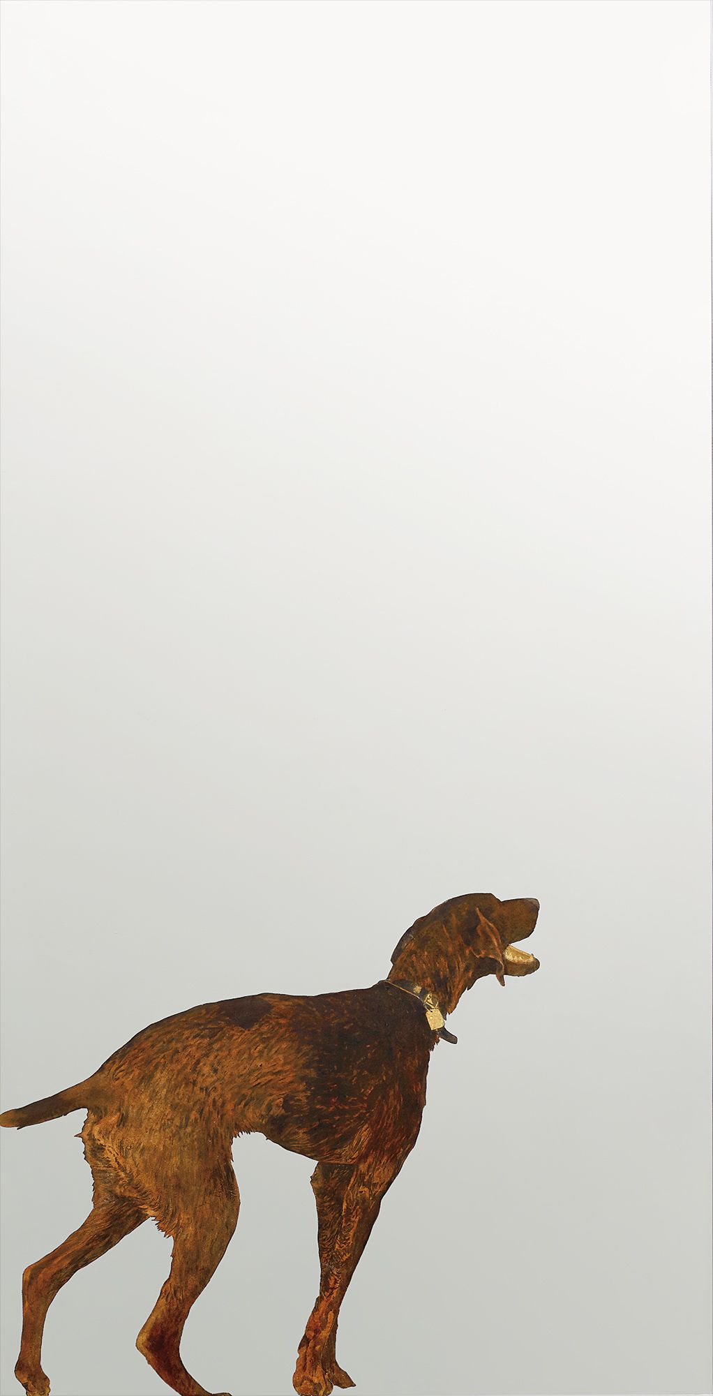 <b>MICHELANGELO PISTOLETTO </b><i>Violet Dog</i>, 1968