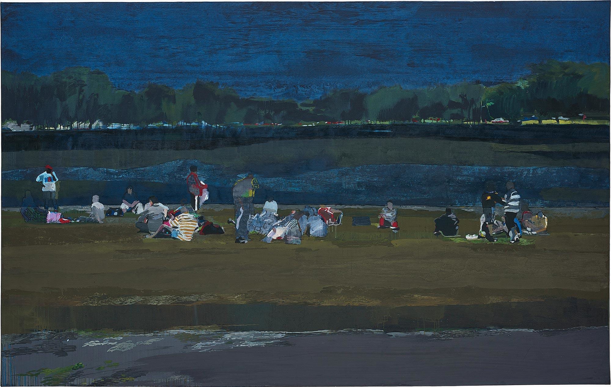 <b>HURVIN ANDERSON </b><i>Untitled (Park Scene)</i>