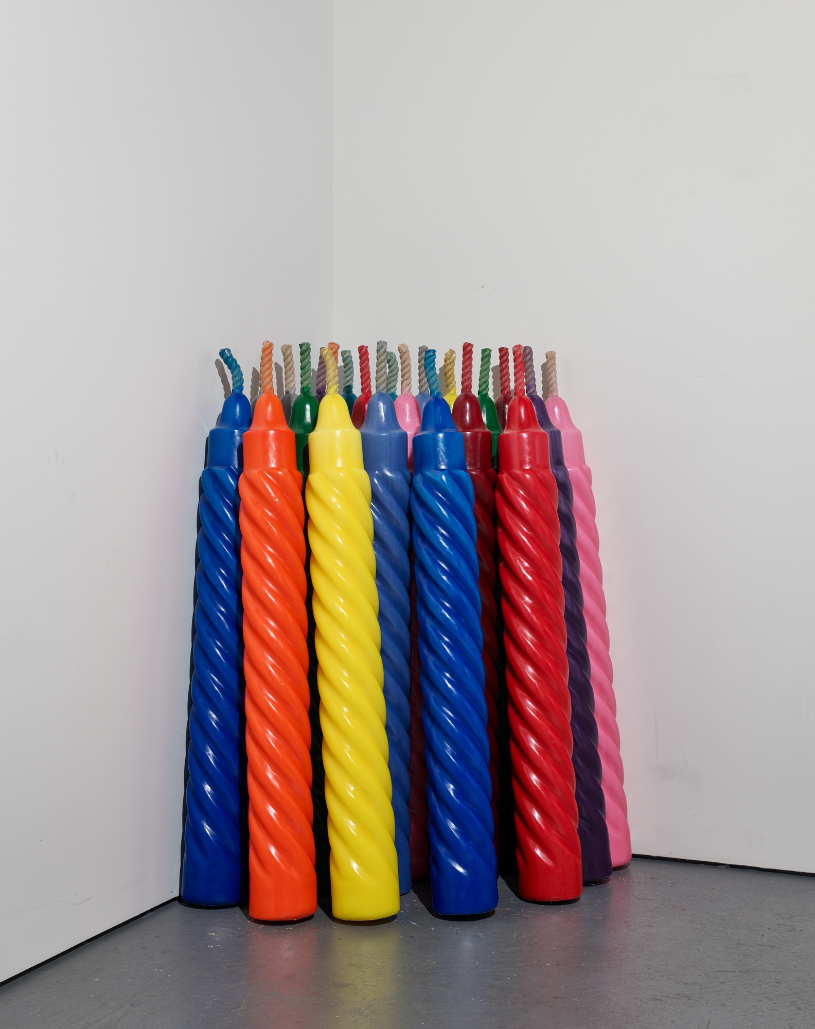 <p><strong>PHILIPPE PARRENO</strong> <em>Untitled (Coloured Candles)</em>, 2013</p>