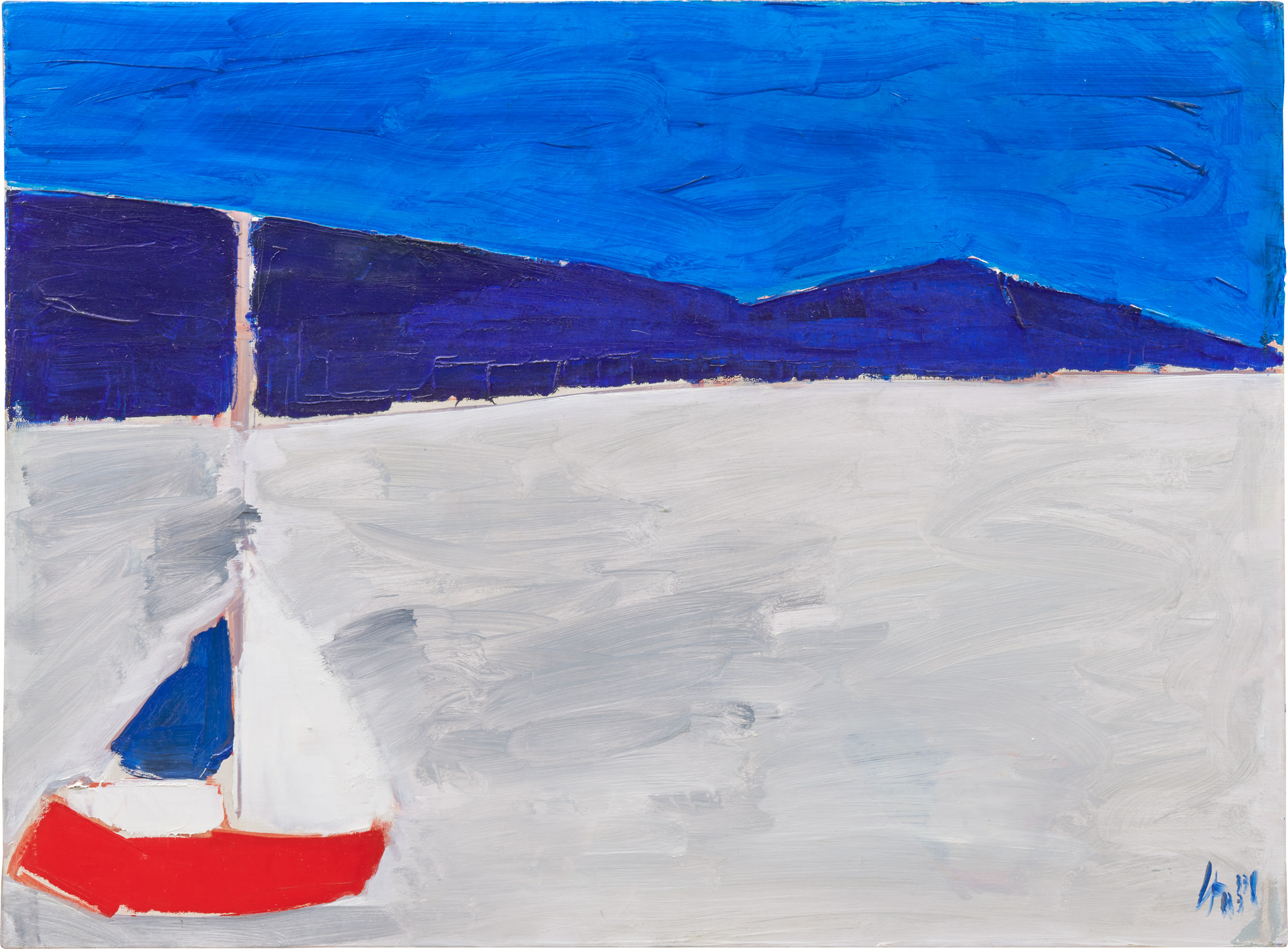<p><strong>NICOLAS DE STAËL</strong> <em>Marine</em>, 1954</p>
